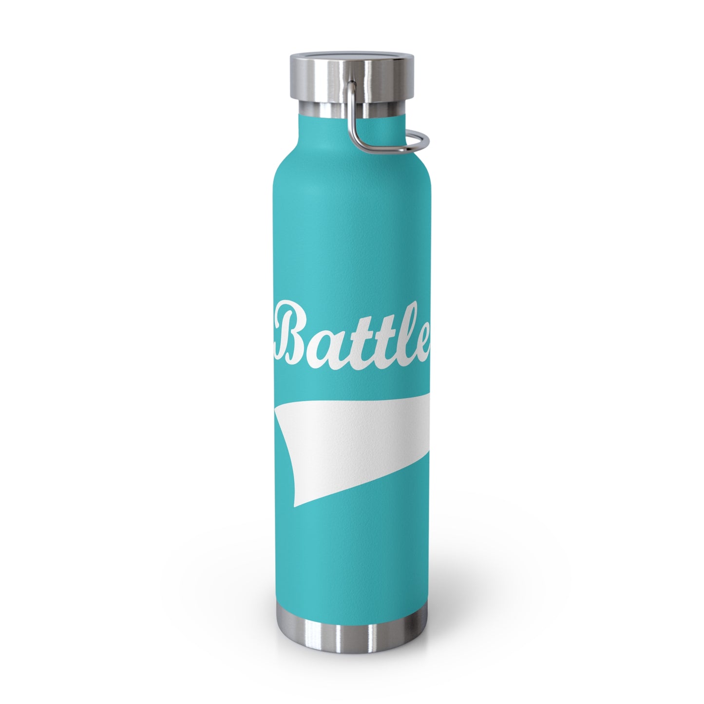BC White Logo Copper Vacuum Insulated Bottle, 22oz