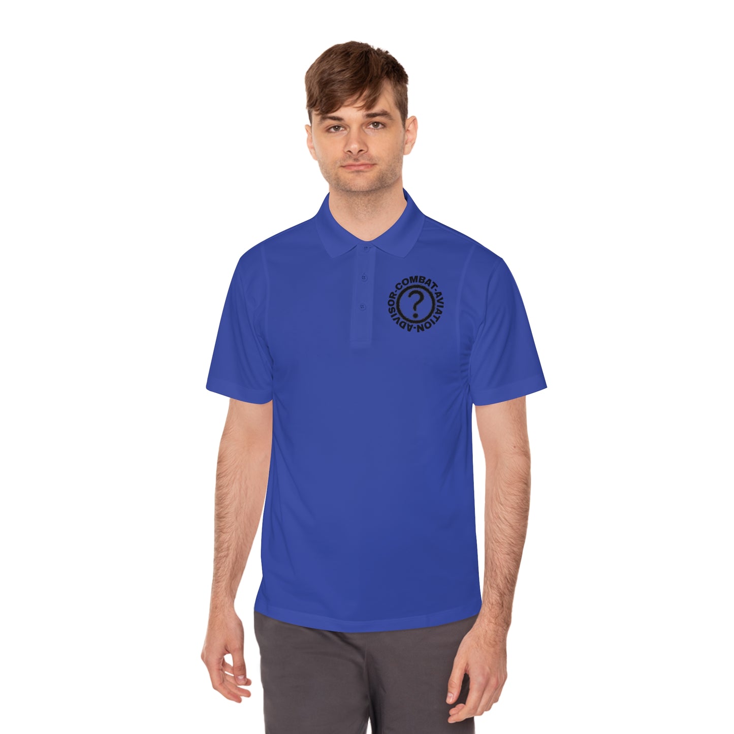 MAF - CAA Question Mark - Men's Sport Polo Shirt