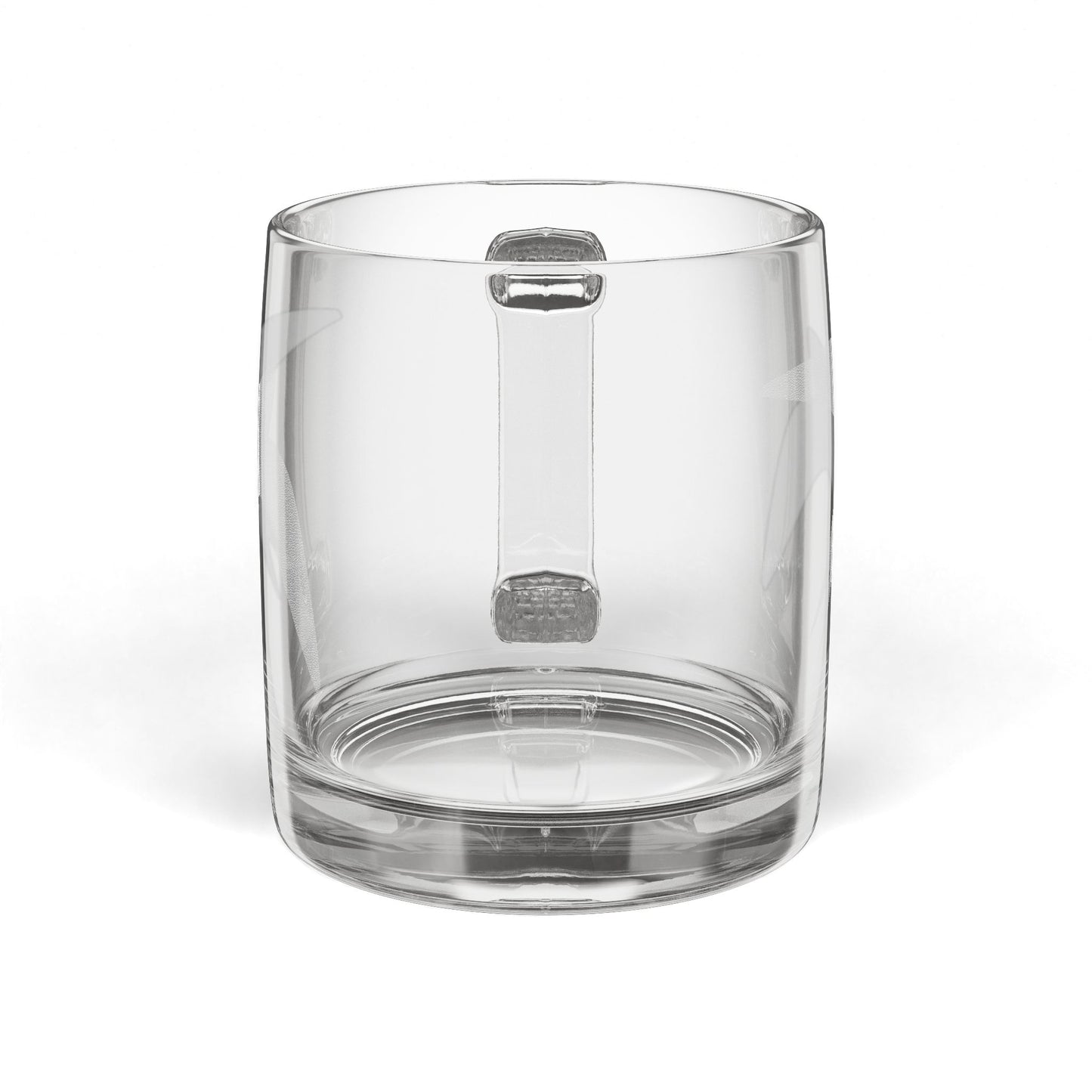 MAF - Sparrow - Glass Coffee Mug, 12.25oz (Engraving)
