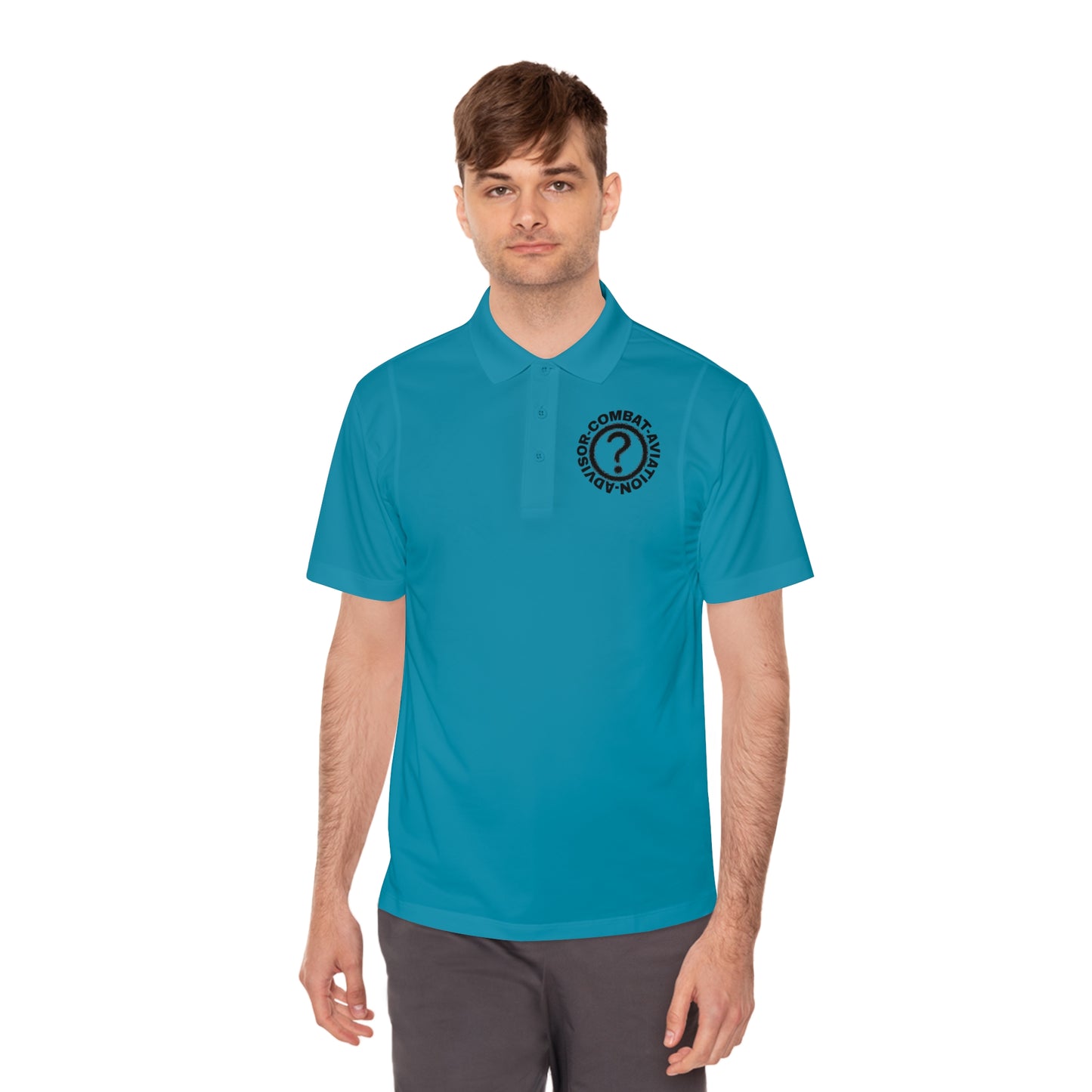MAF - CAA Question Mark - Men's Sport Polo Shirt