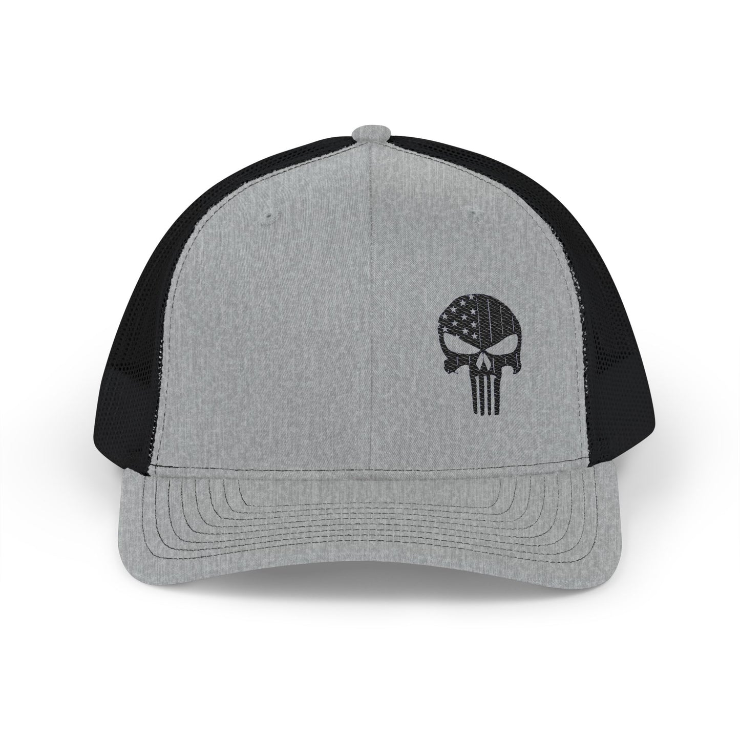 Skull Snapback Trucker Cap (Embroidery)