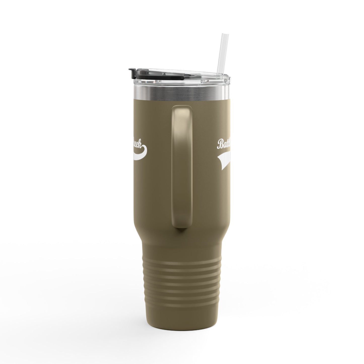 BC White Logo Insulated Travel Mug, 40oz