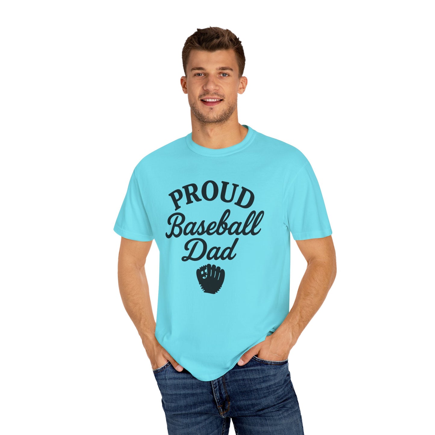 BC - Proud Baseball Dad - Unisex Garment-Dyed T-shirt