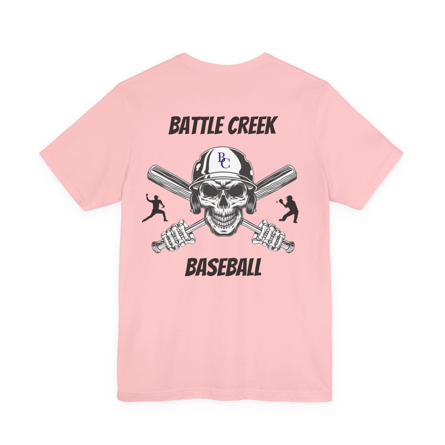 Battle Creek baseball Crossbones - Unisex Jersey Short Sleeve Tee