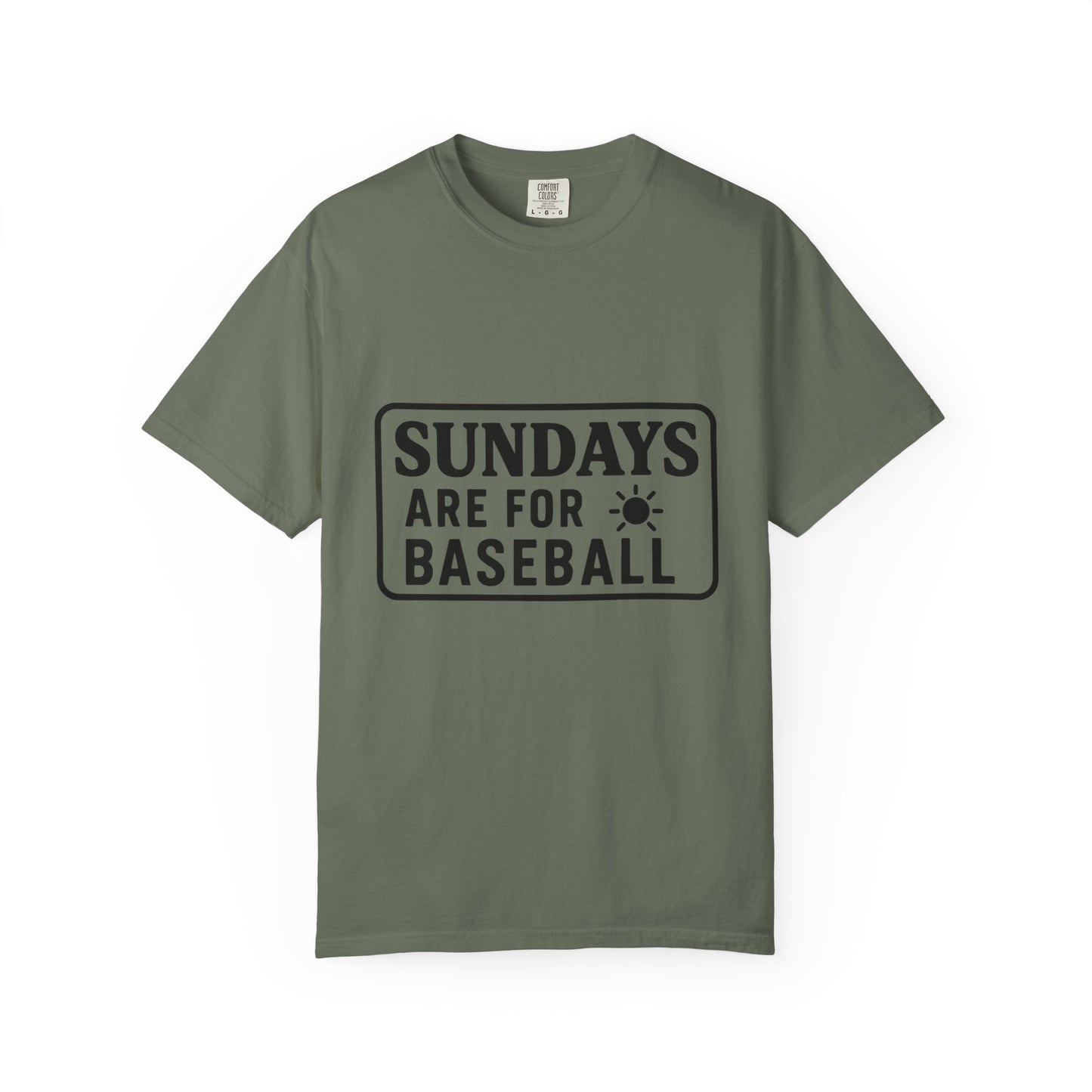 BC - Sundays Are For Baseball - Unisex Garment-Dyed T-shirt