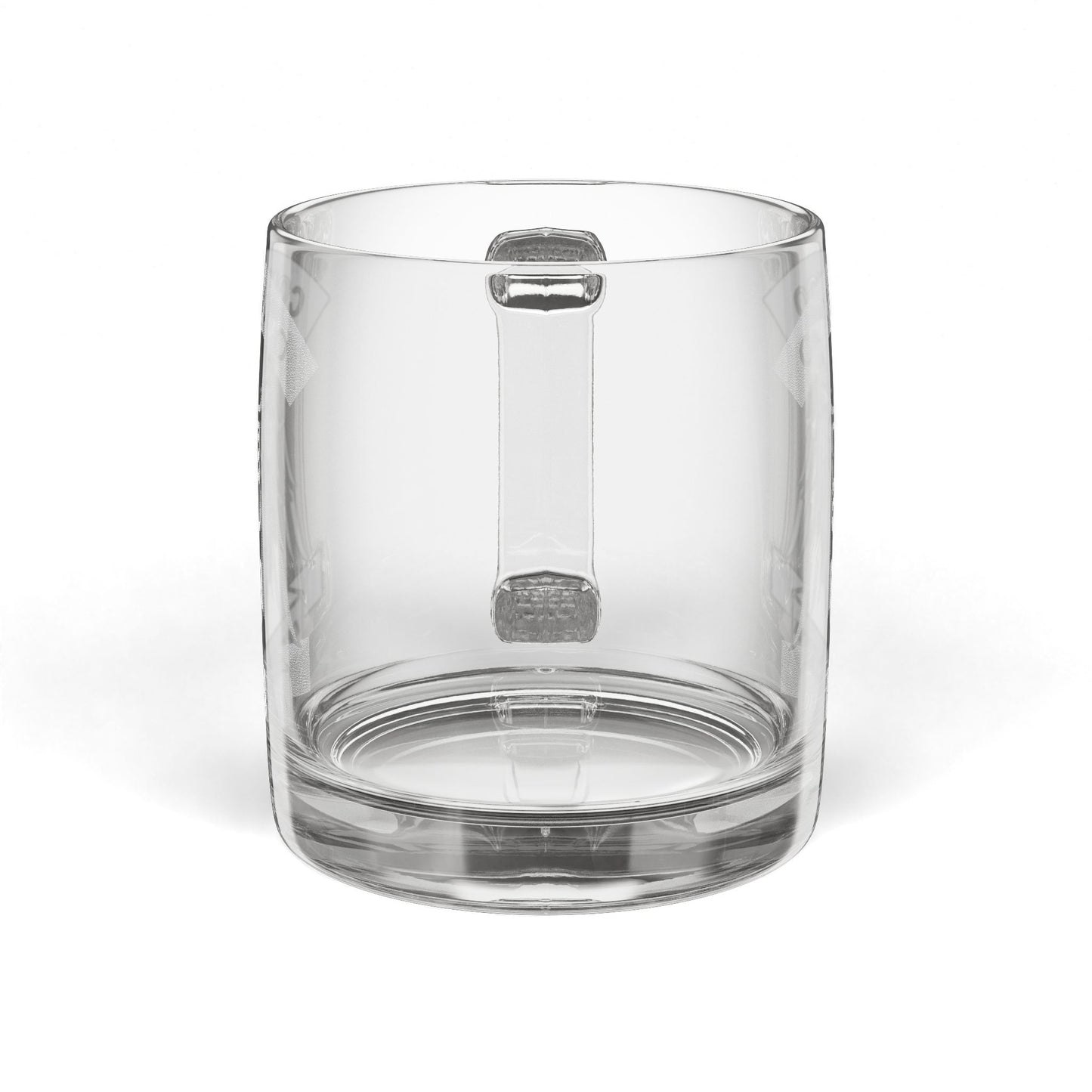 MAF - Commando Crest - Glass Coffee Mug, 12.25oz (Engraving)