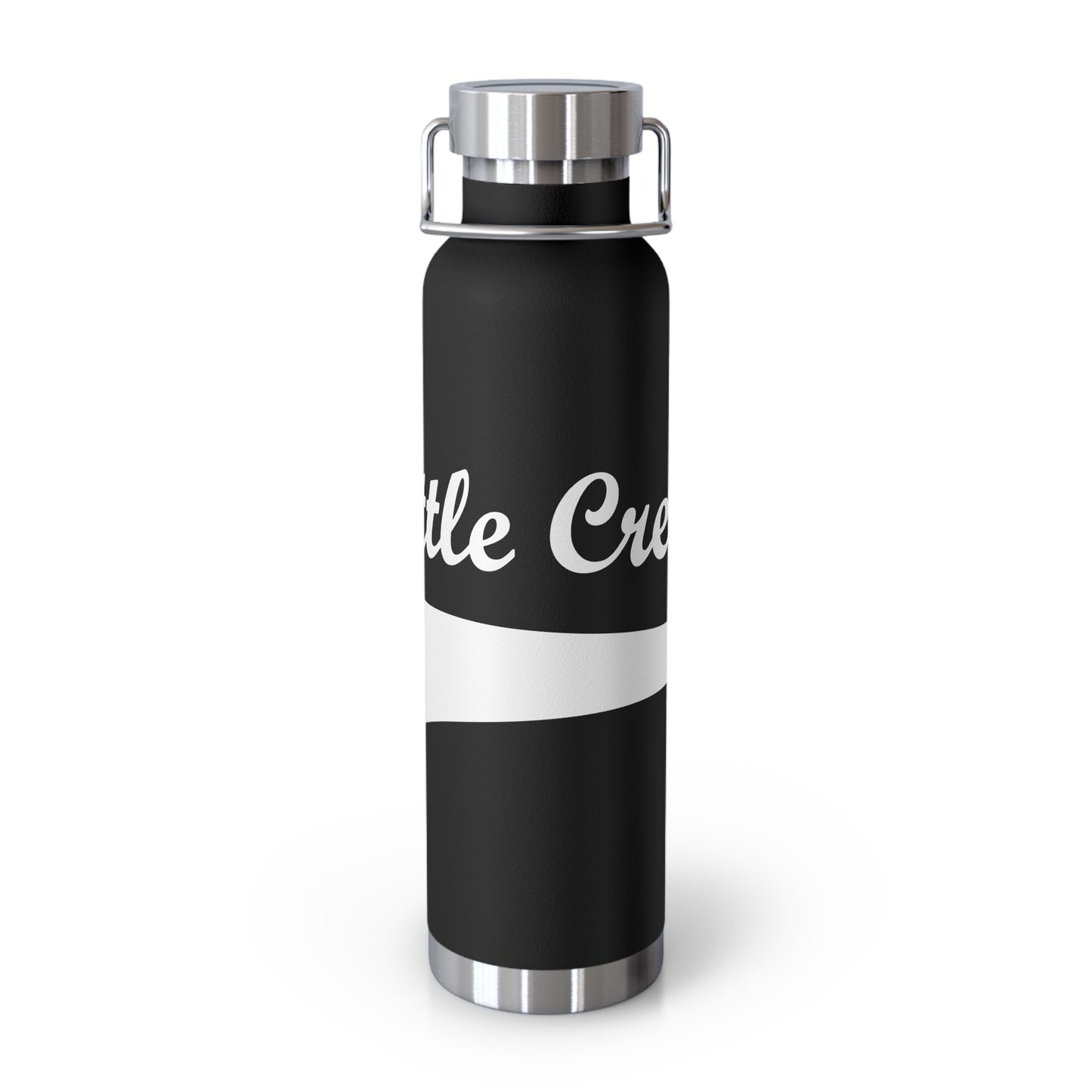 BC White Logo Copper Vacuum Insulated Bottle, 22oz