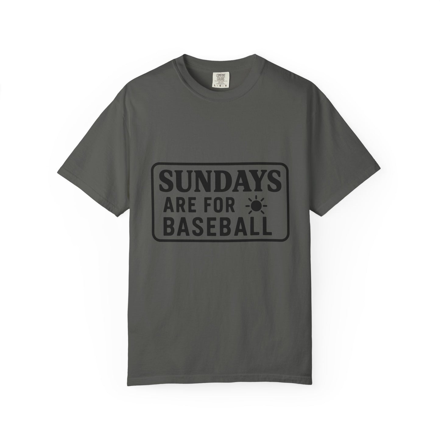 BC - Sundays Are For Baseball - Unisex Garment-Dyed T-shirt