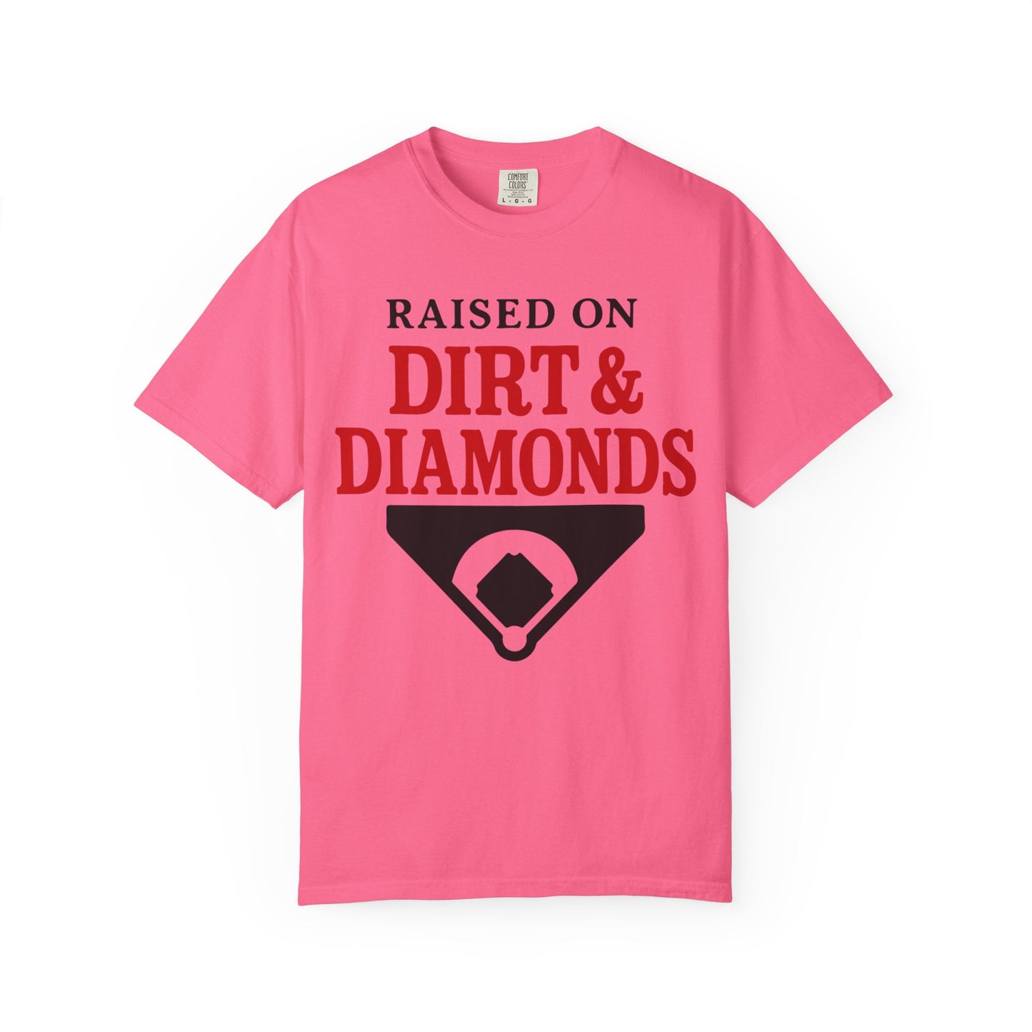 BC - Raised on Dirt & Diamonds - Unisex Garment-Dyed T-shirt