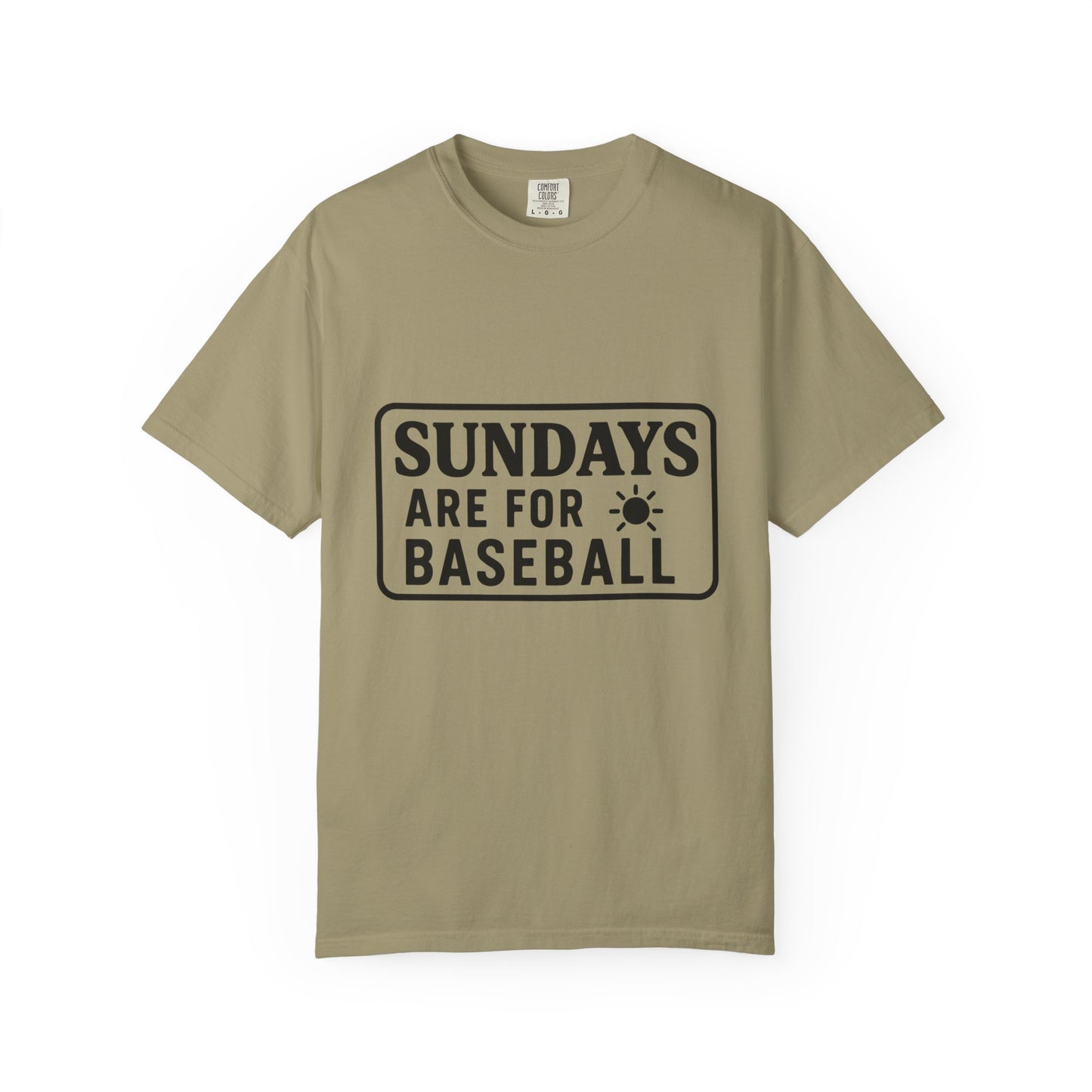 BC - Sundays Are For Baseball - Unisex Garment-Dyed T-shirt