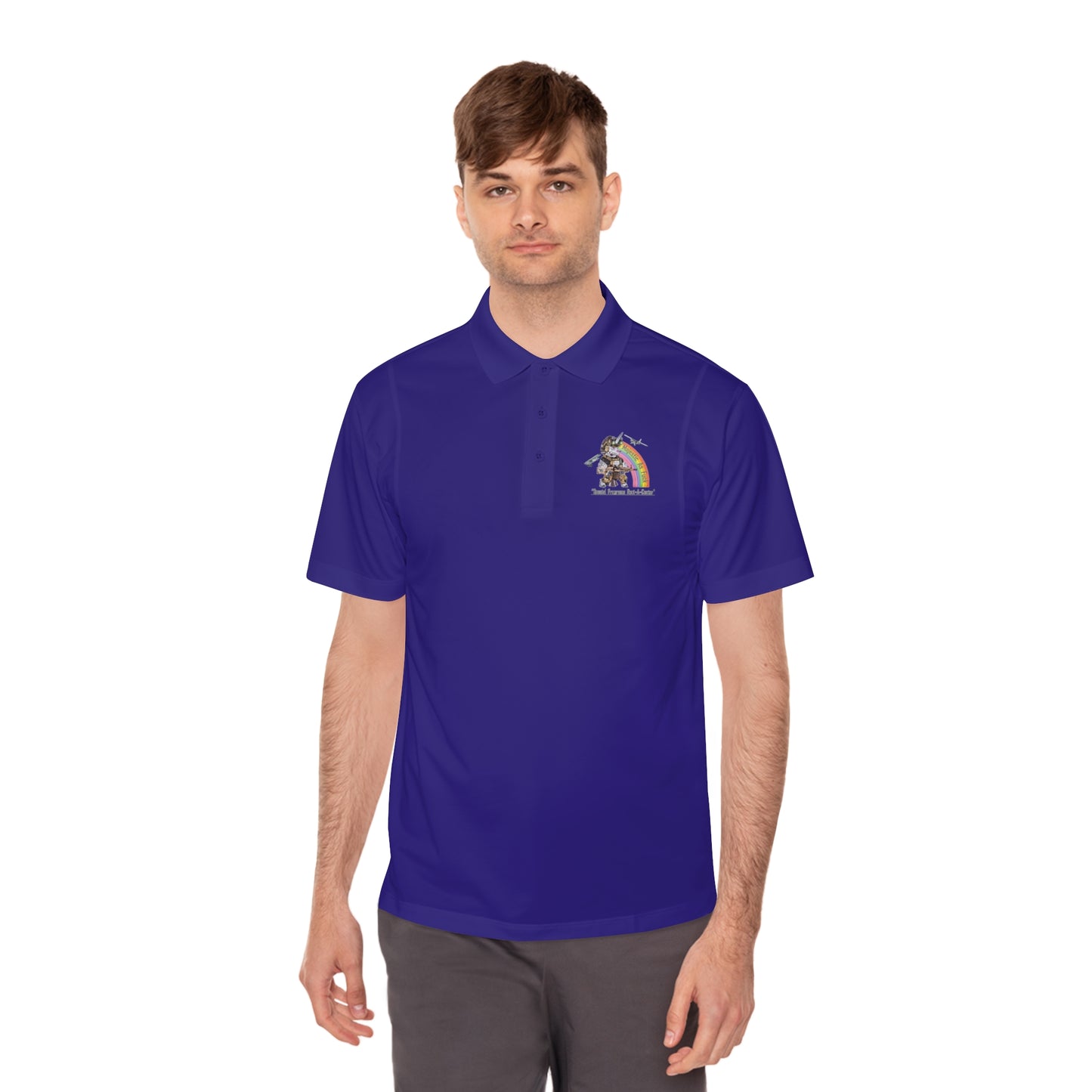 MAF - FLY IT LIKE YOU STOL IT - Men's Sport Polo Shirt