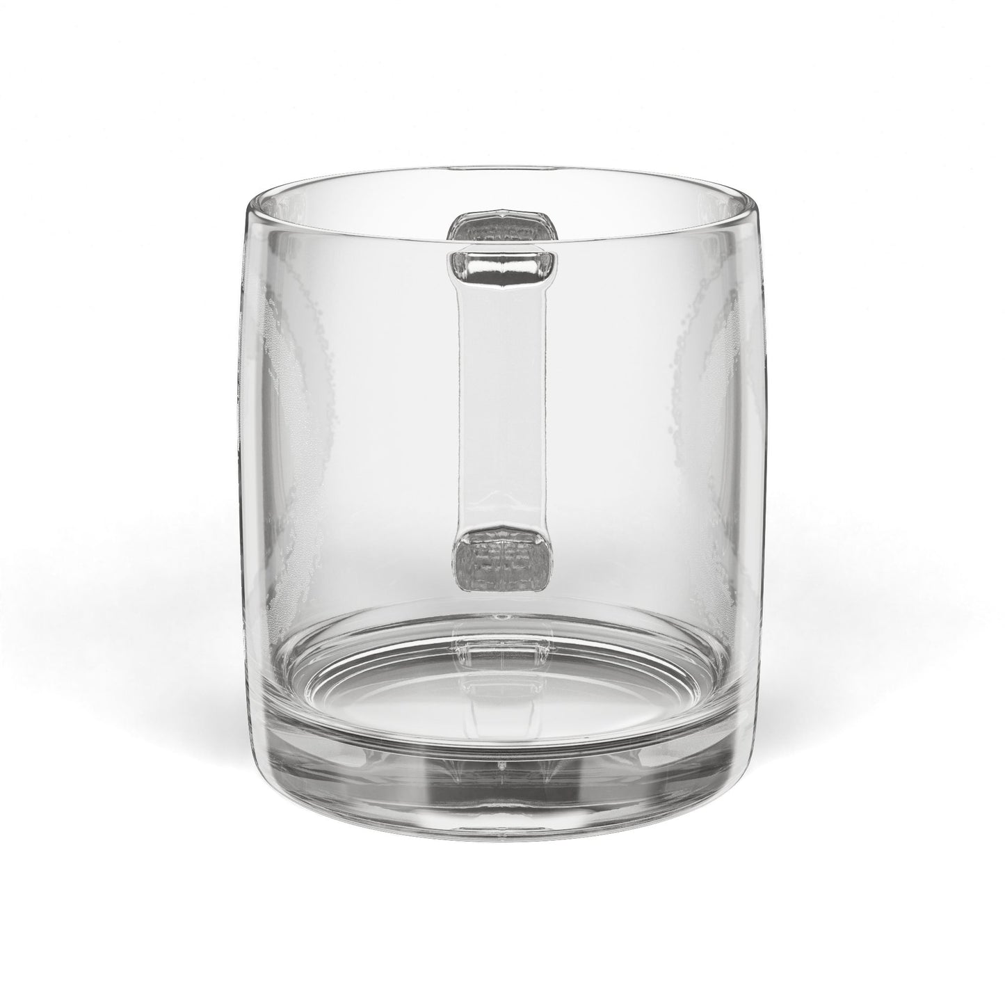MAF - CAA - Glass Coffee Mug, 12.25oz (Engraving)