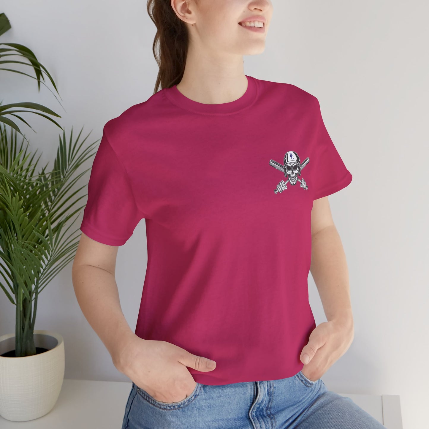 Battle Creek baseball Crossbones - Unisex Jersey Short Sleeve Tee