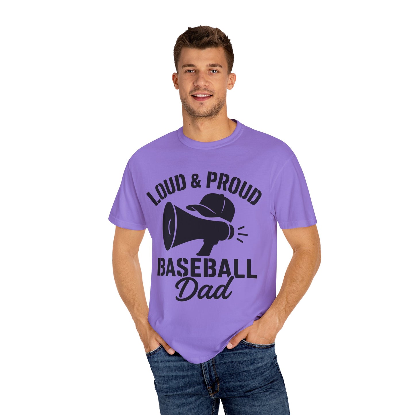 BC - Proud Baseball Dad - Unisex Garment-Dyed T-shirt