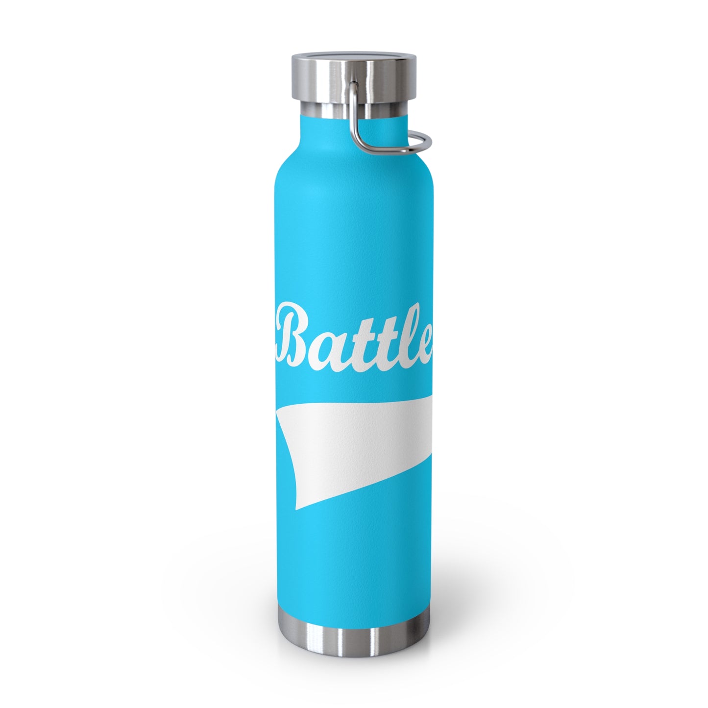 BC White Logo Copper Vacuum Insulated Bottle, 22oz