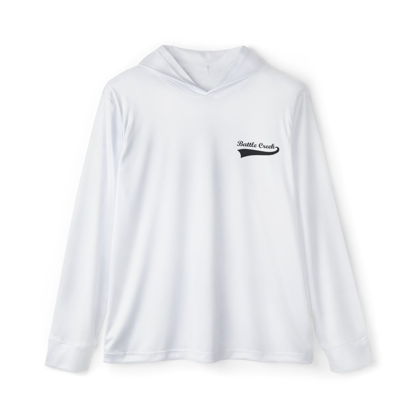 BC - Black Logo Men's Sports Warmup Hoodie (AOP)