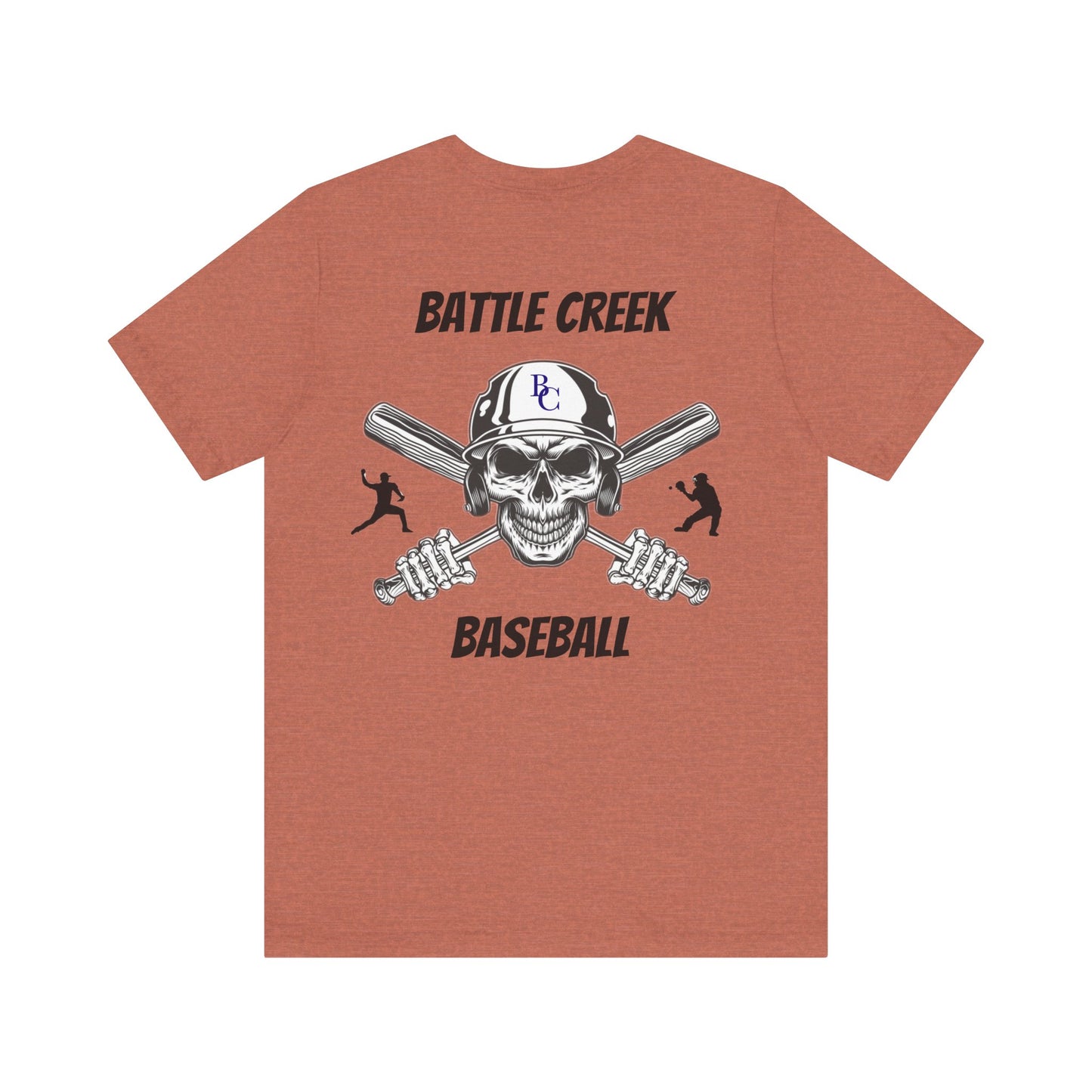 Battle Creek baseball Crossbones - Unisex Jersey Short Sleeve Tee
