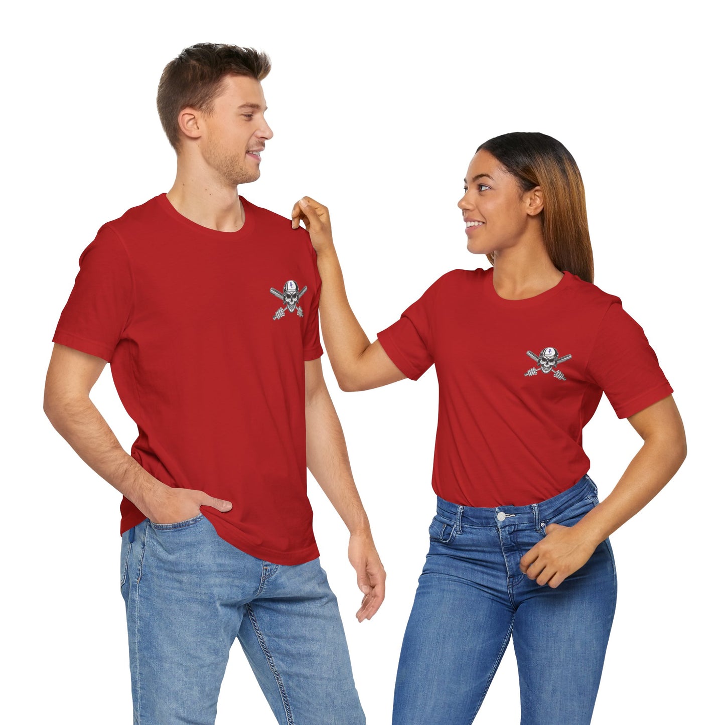 Battle Creek baseball Crossbones - Unisex Jersey Short Sleeve Tee