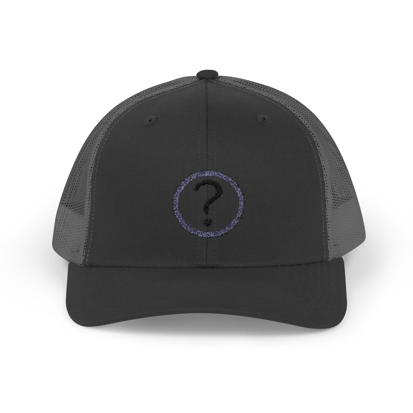MAF - Question Mark with Blue Tent - Snapback Trucker Cap