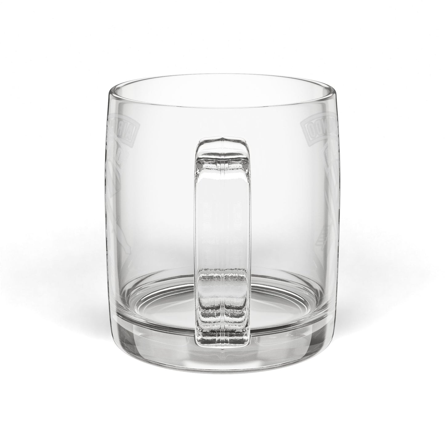 MAF - CAA - Glass Coffee Mug, 12.25oz (Engraving)