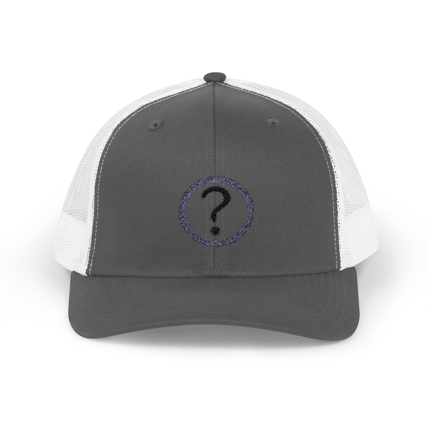 MAF - Question Mark with Blue Tent - Snapback Trucker Cap
