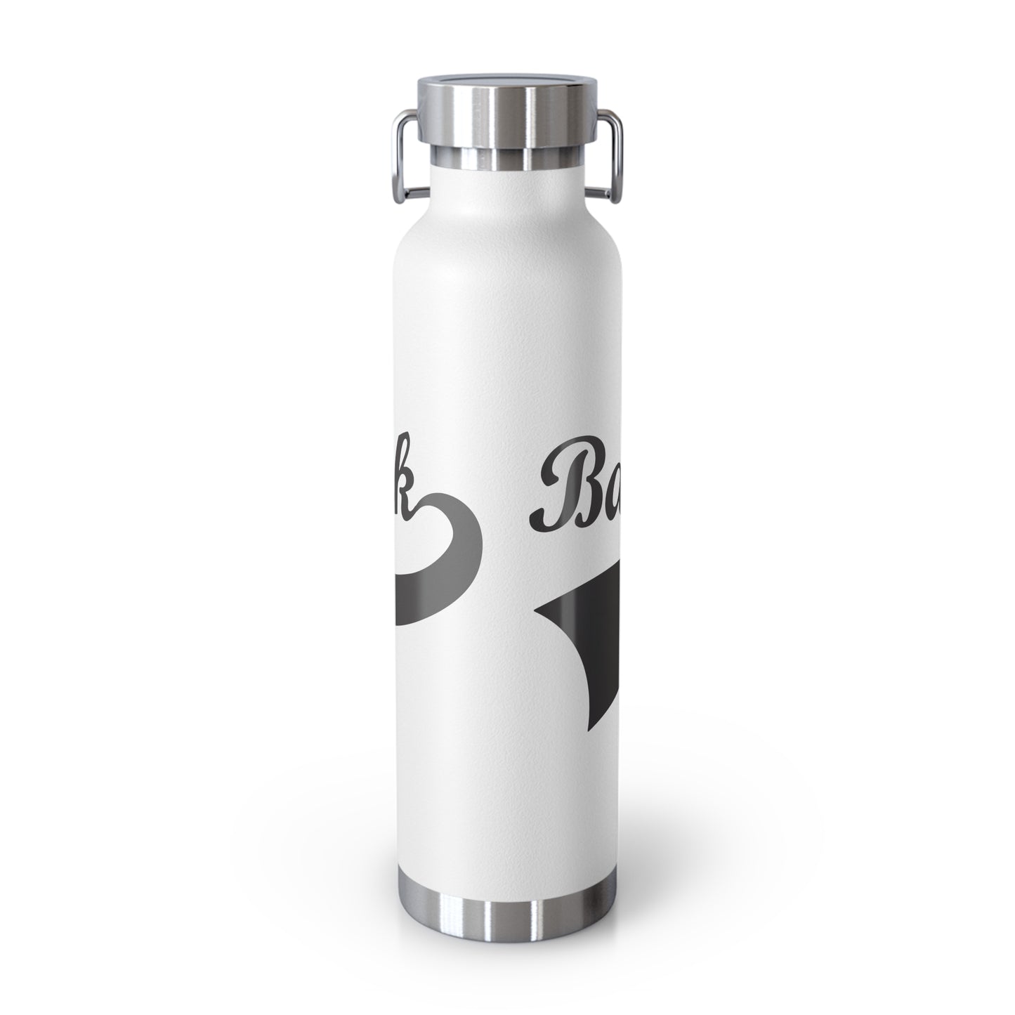 BC Black Logo Copper Vacuum Insulated Bottle, 22oz