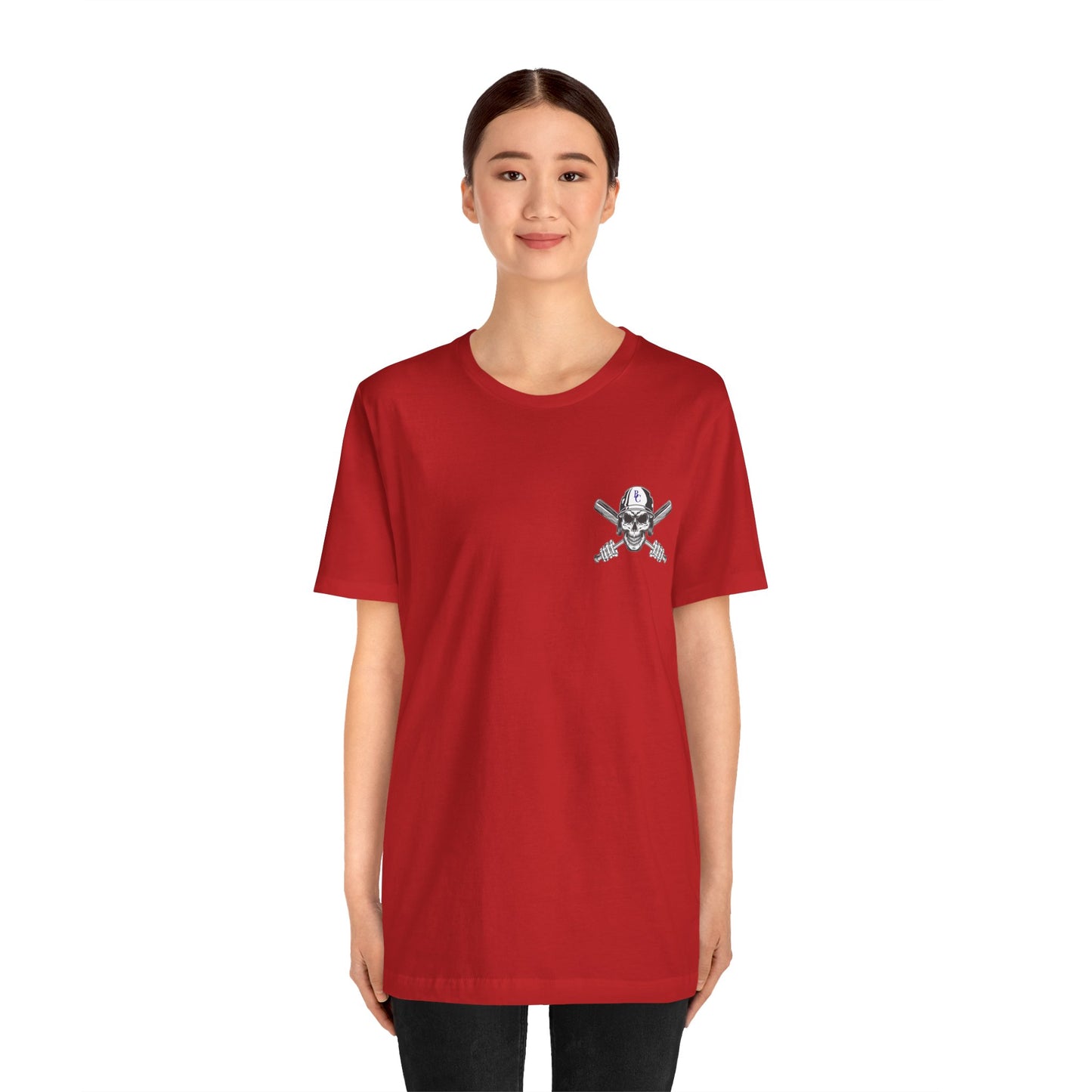 Battle Creek baseball Crossbones - Unisex Jersey Short Sleeve Tee