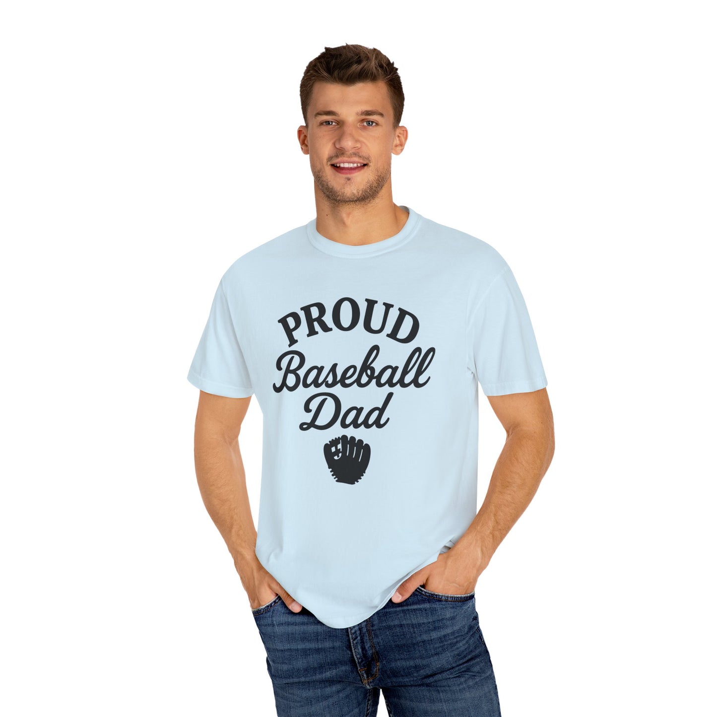 BC - Proud Baseball Dad - Unisex Garment-Dyed T-shirt
