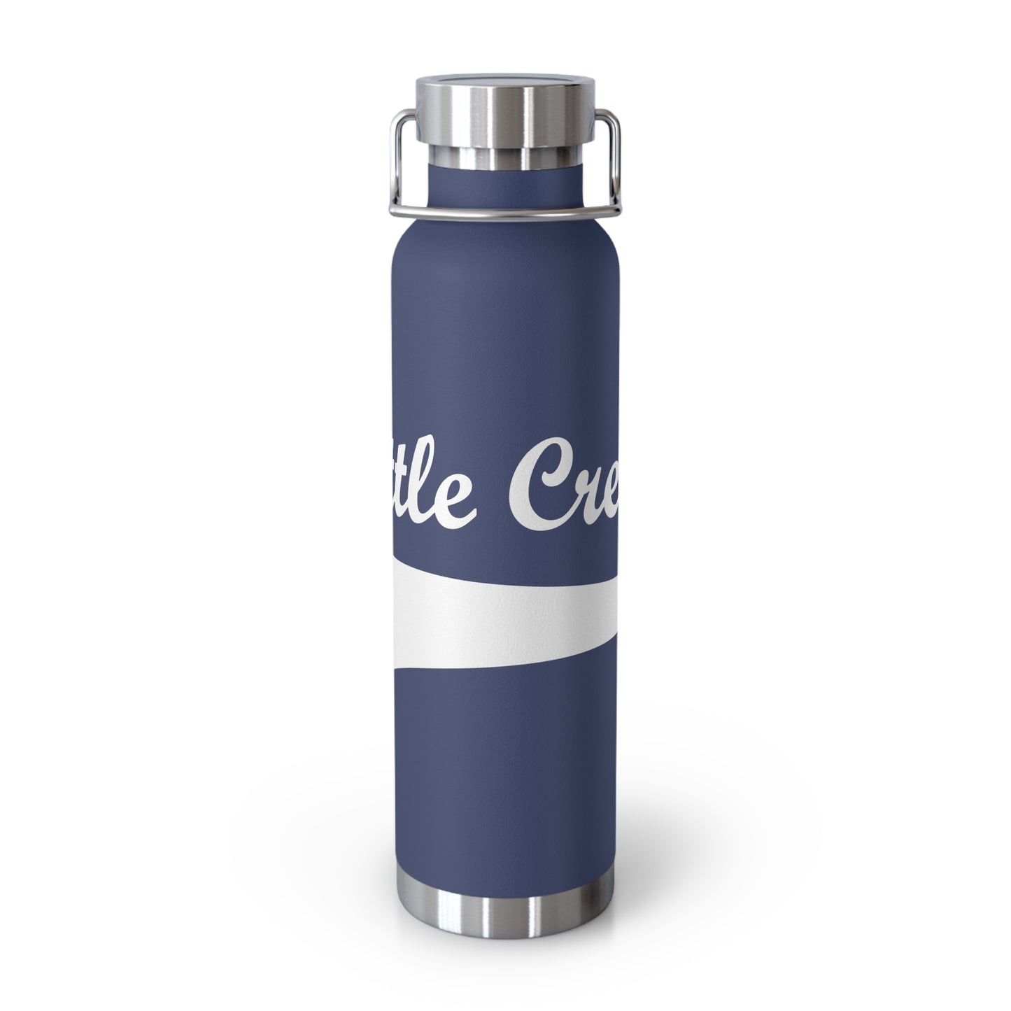 BC White Logo Copper Vacuum Insulated Bottle, 22oz