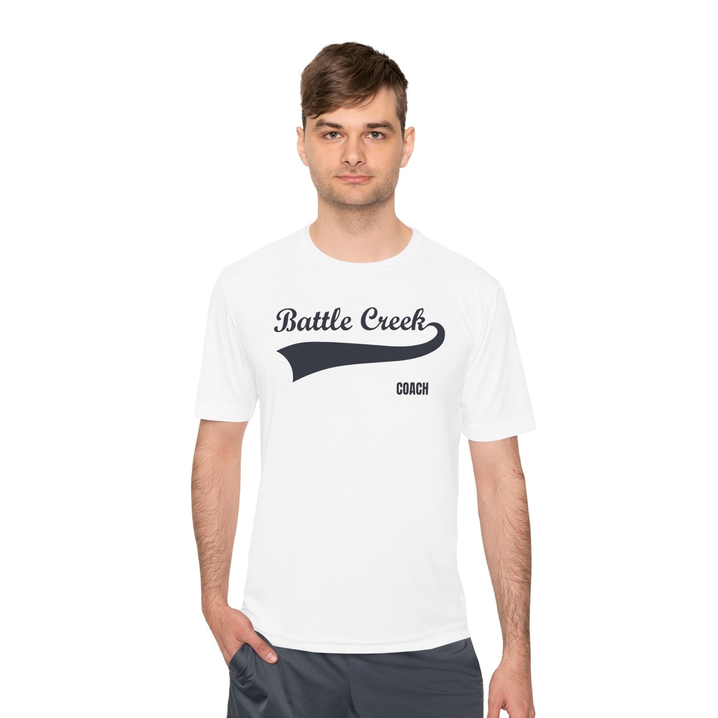 BC - COACH - Blue Logo - Unisex Moisture Wicking Tee