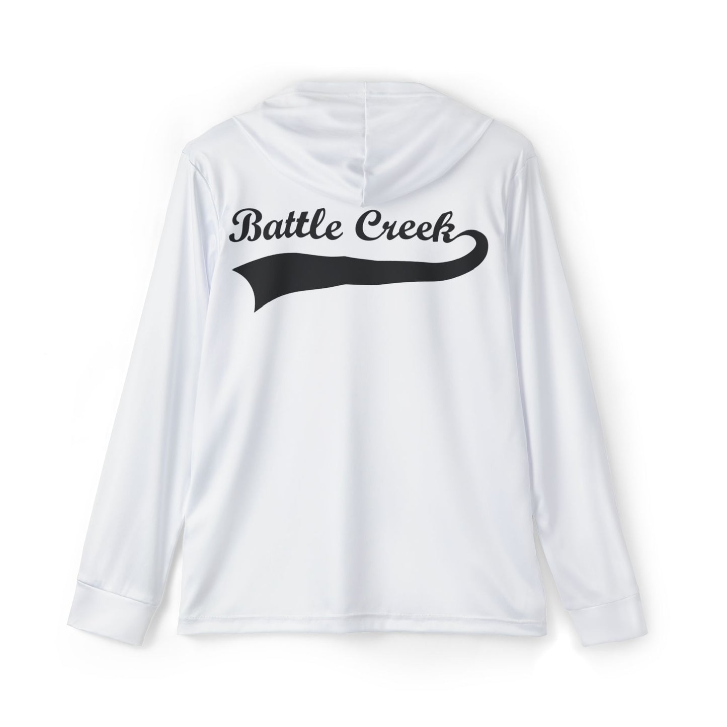 BC - Black Logo Men's Sports Warmup Hoodie (AOP)
