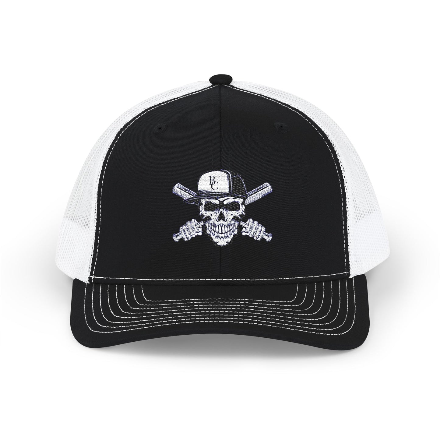 BC Skull - Snapback Trucker Cap (Embroidery)