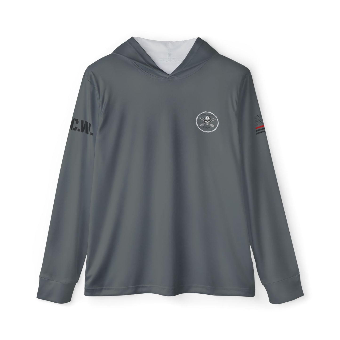 BC - Mil-Fire Fighter Support Men's Sports Warmup Hoodie (AOP)