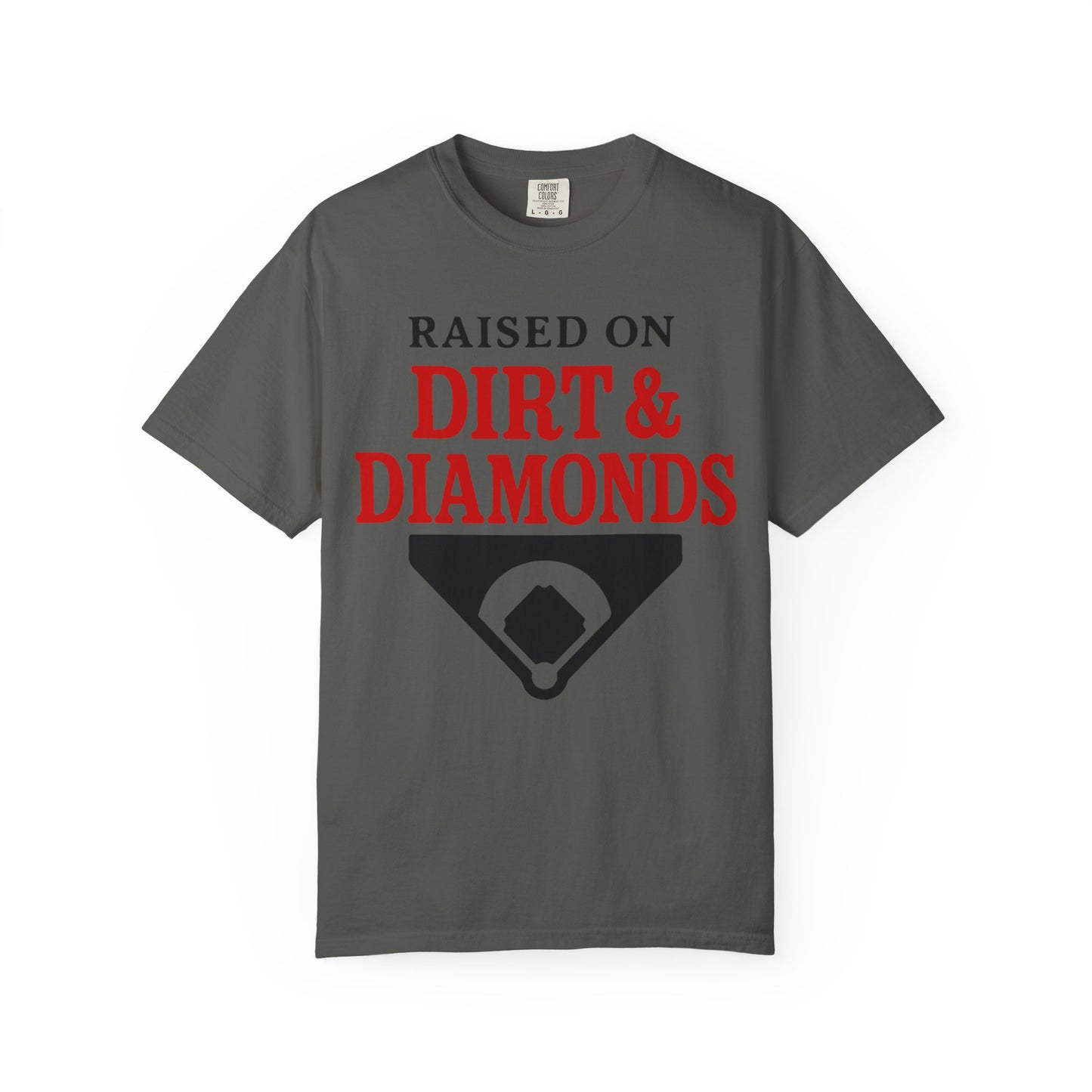 BC - Raised on Dirt & Diamonds - Unisex Garment-Dyed T-shirt