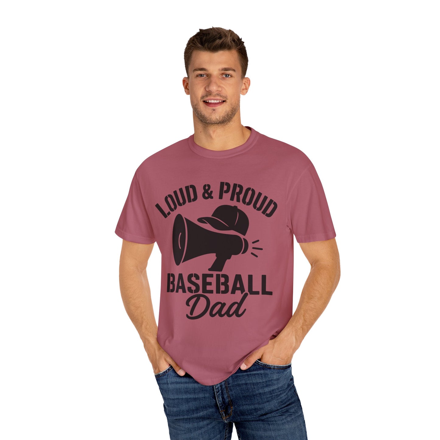 BC - Proud Baseball Dad - Unisex Garment-Dyed T-shirt