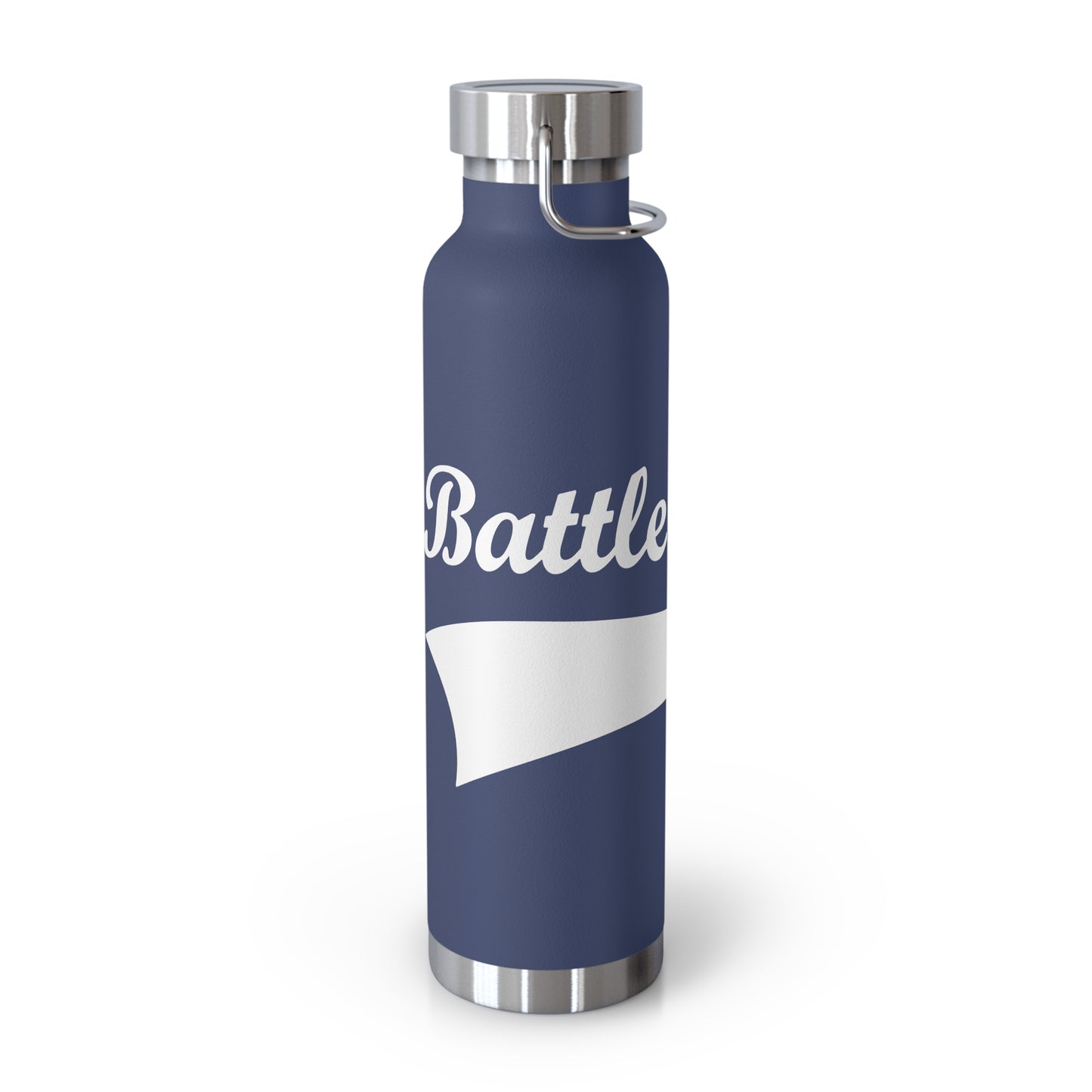 BC White Logo Copper Vacuum Insulated Bottle, 22oz