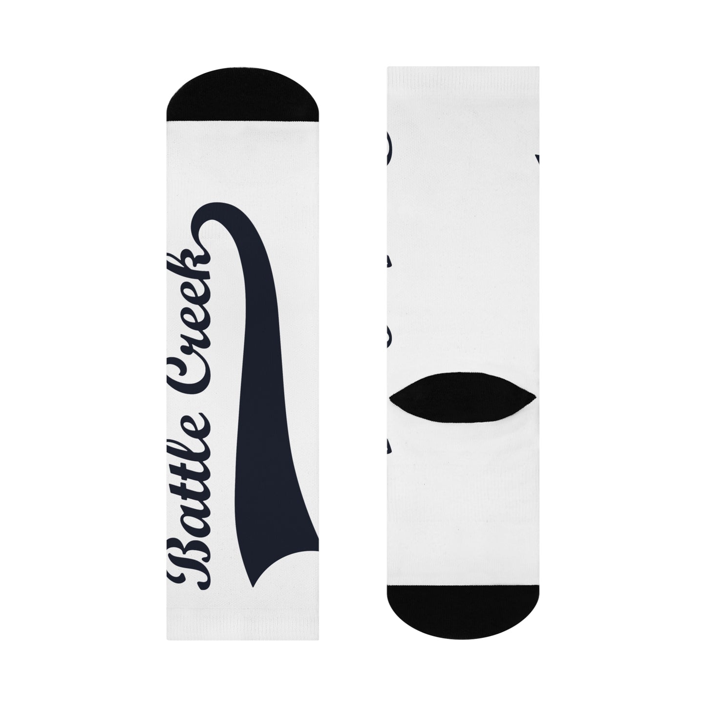 BC Blue Logo Cushioned Crew Socks