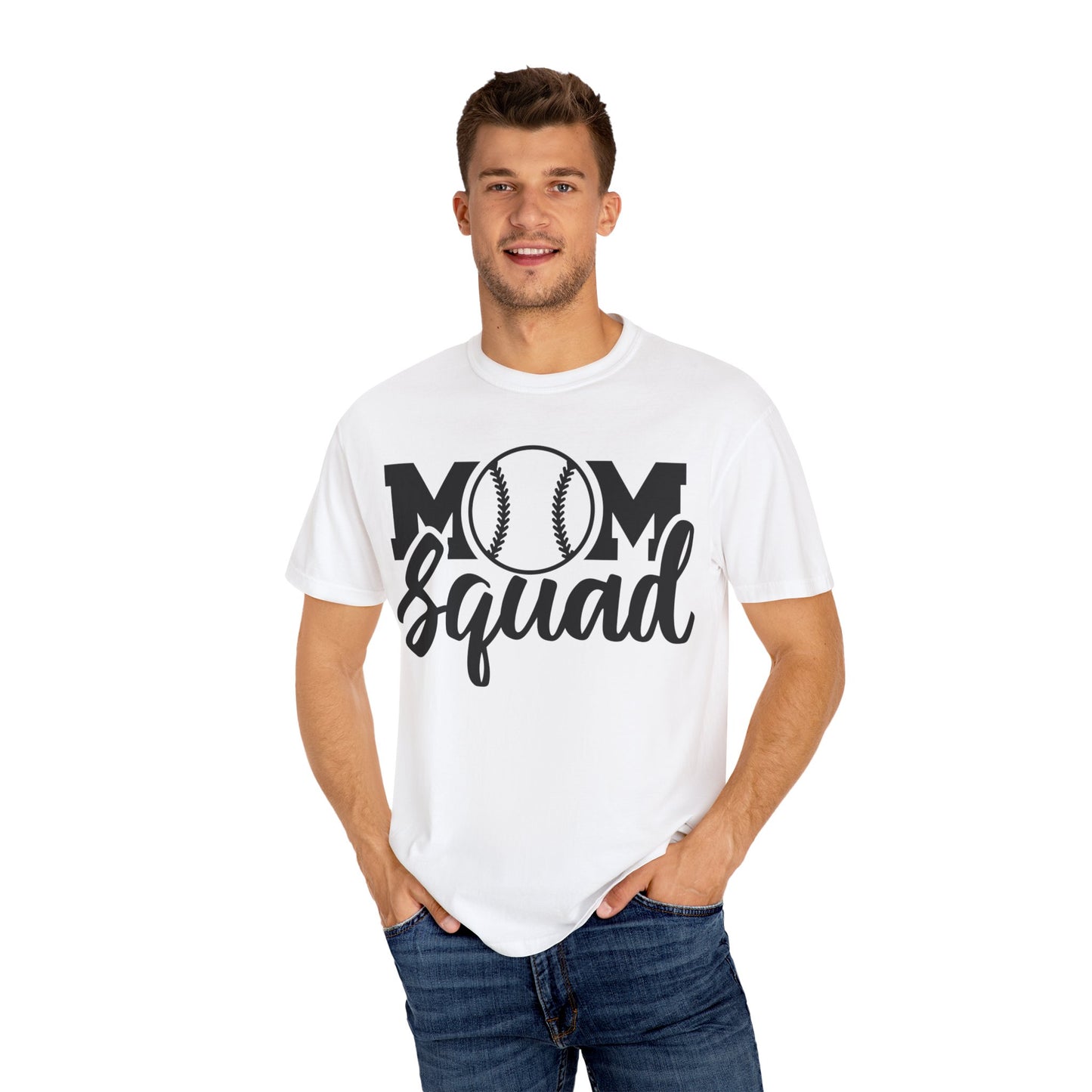 BC - Mom Squad - Unisex Garment-Dyed T-shirt