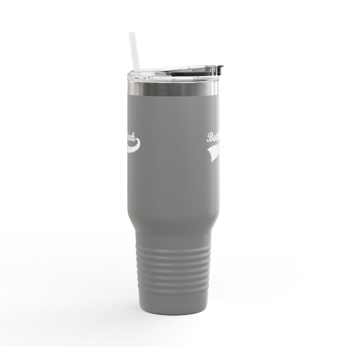 BC White Logo Insulated Travel Mug, 40oz