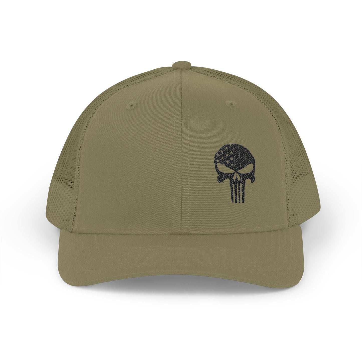 Skull Snapback Trucker Cap (Embroidery)