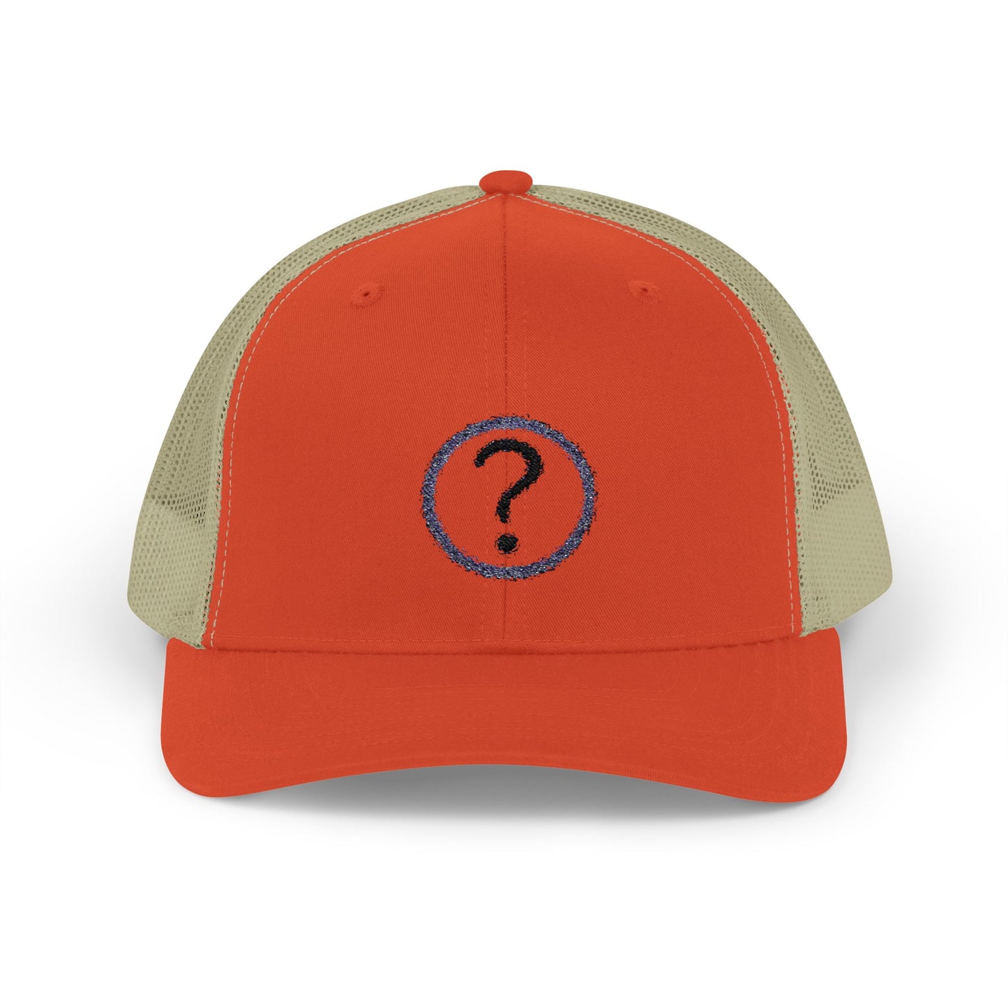 MAF - Question Mark with Blue Tent - Snapback Trucker Cap