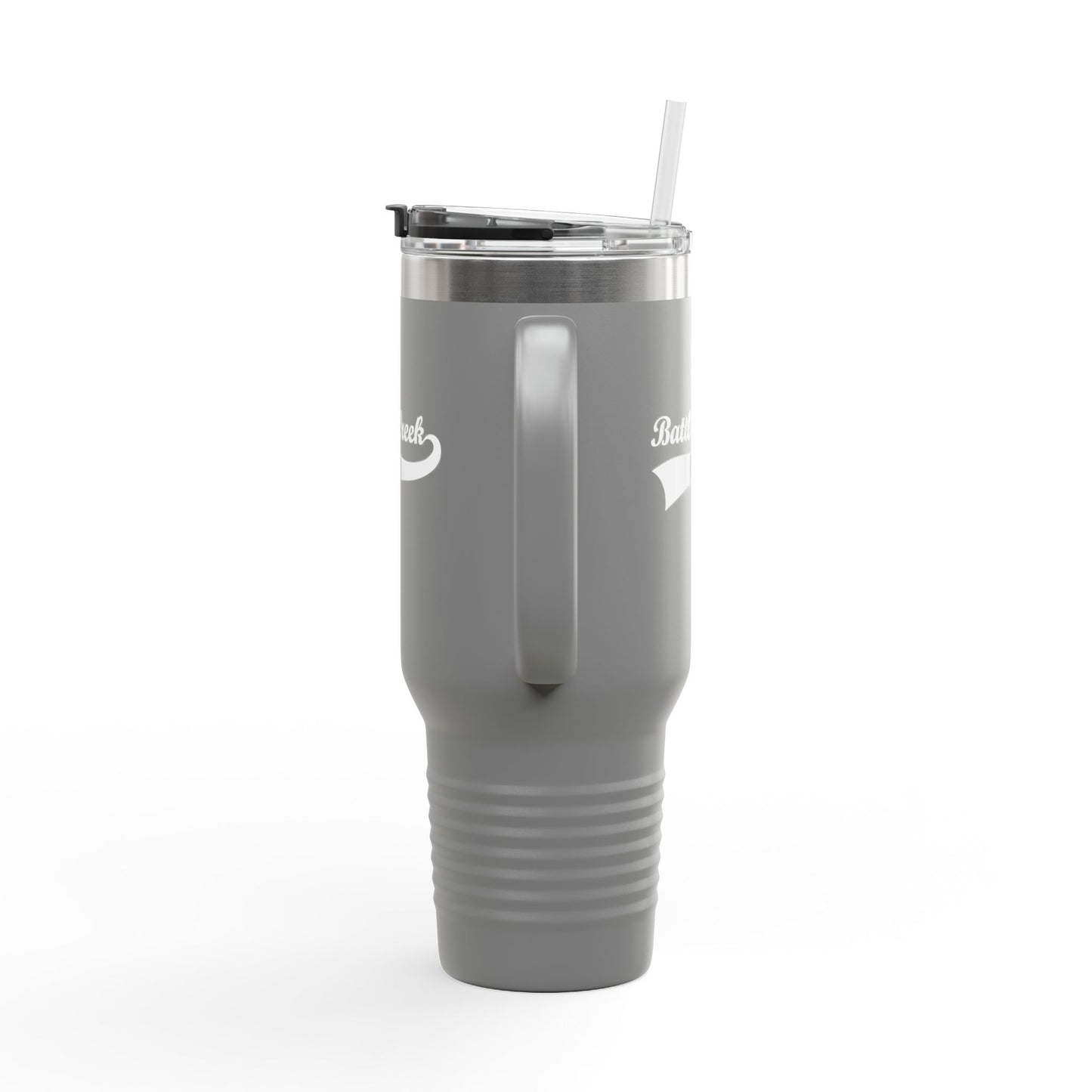 BC White Logo Insulated Travel Mug, 40oz