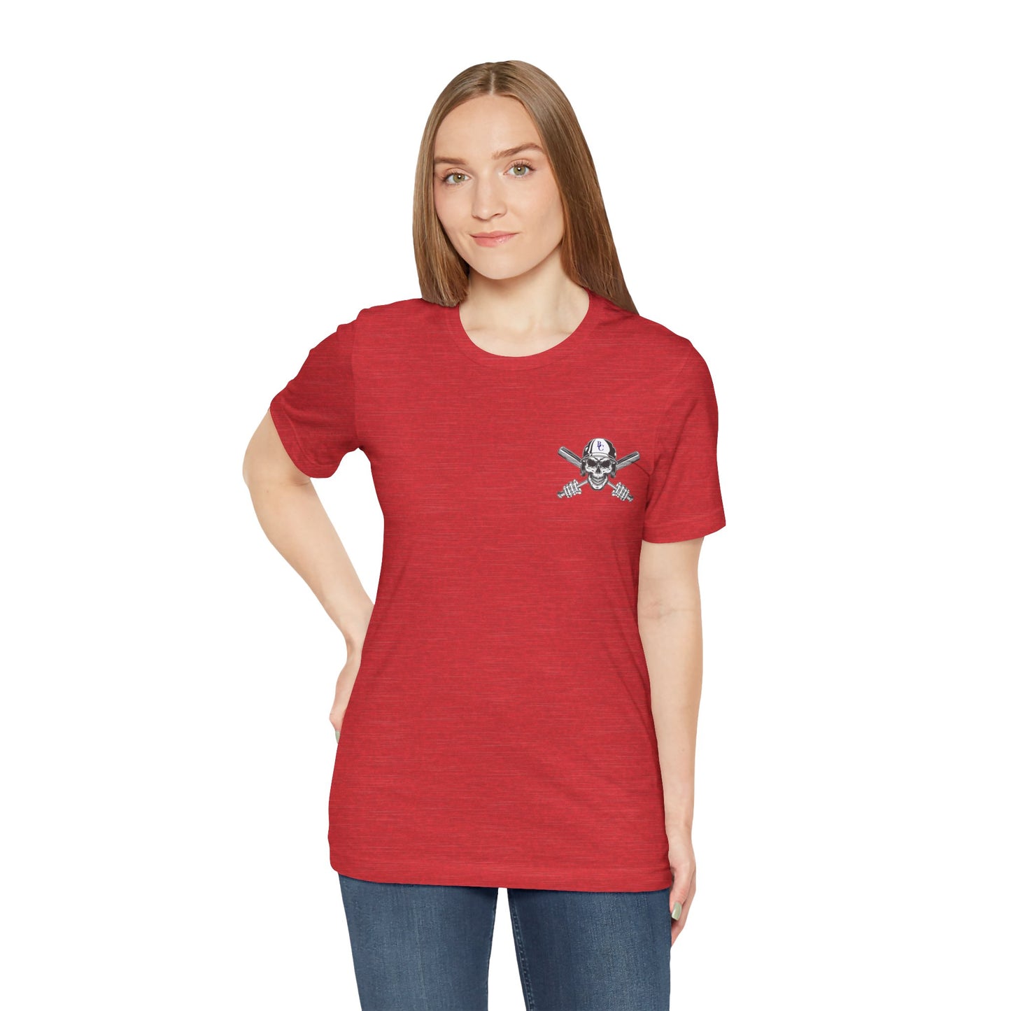 Battle Creek baseball Crossbones - Unisex Jersey Short Sleeve Tee