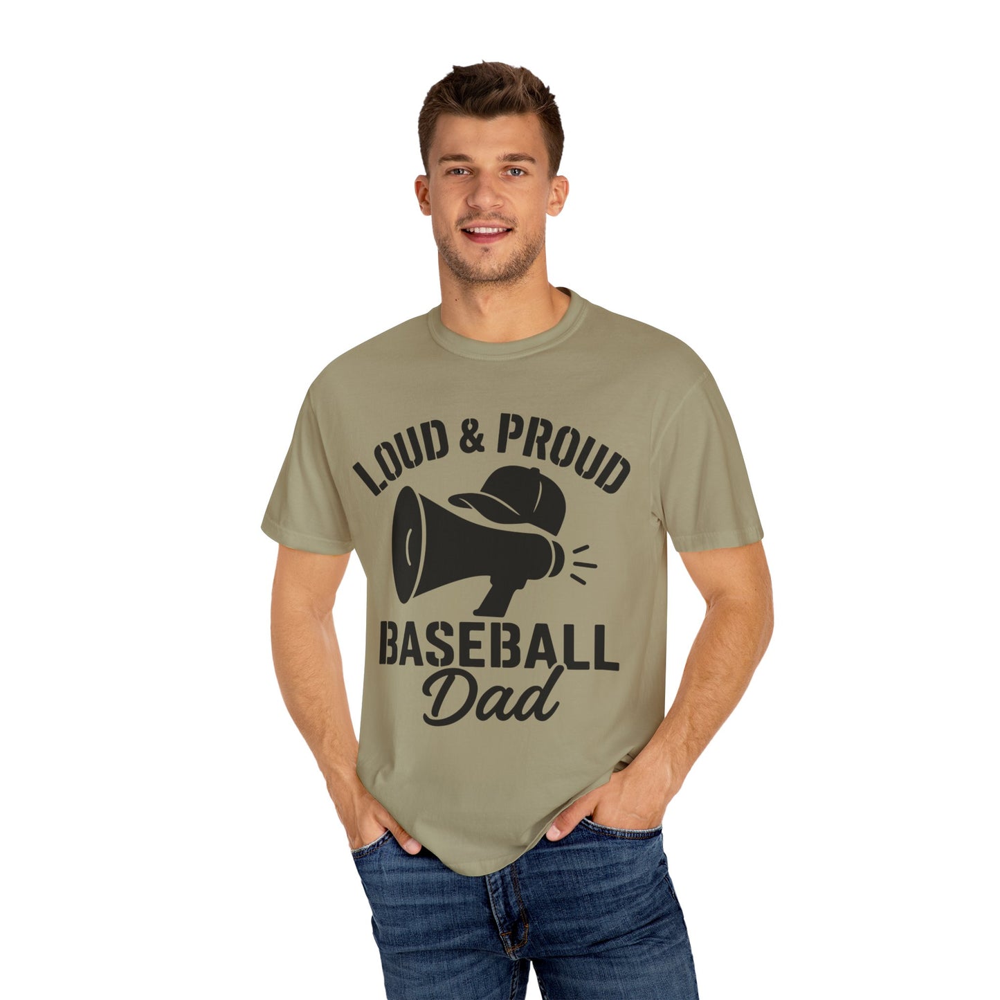 BC - Proud Baseball Dad - Unisex Garment-Dyed T-shirt