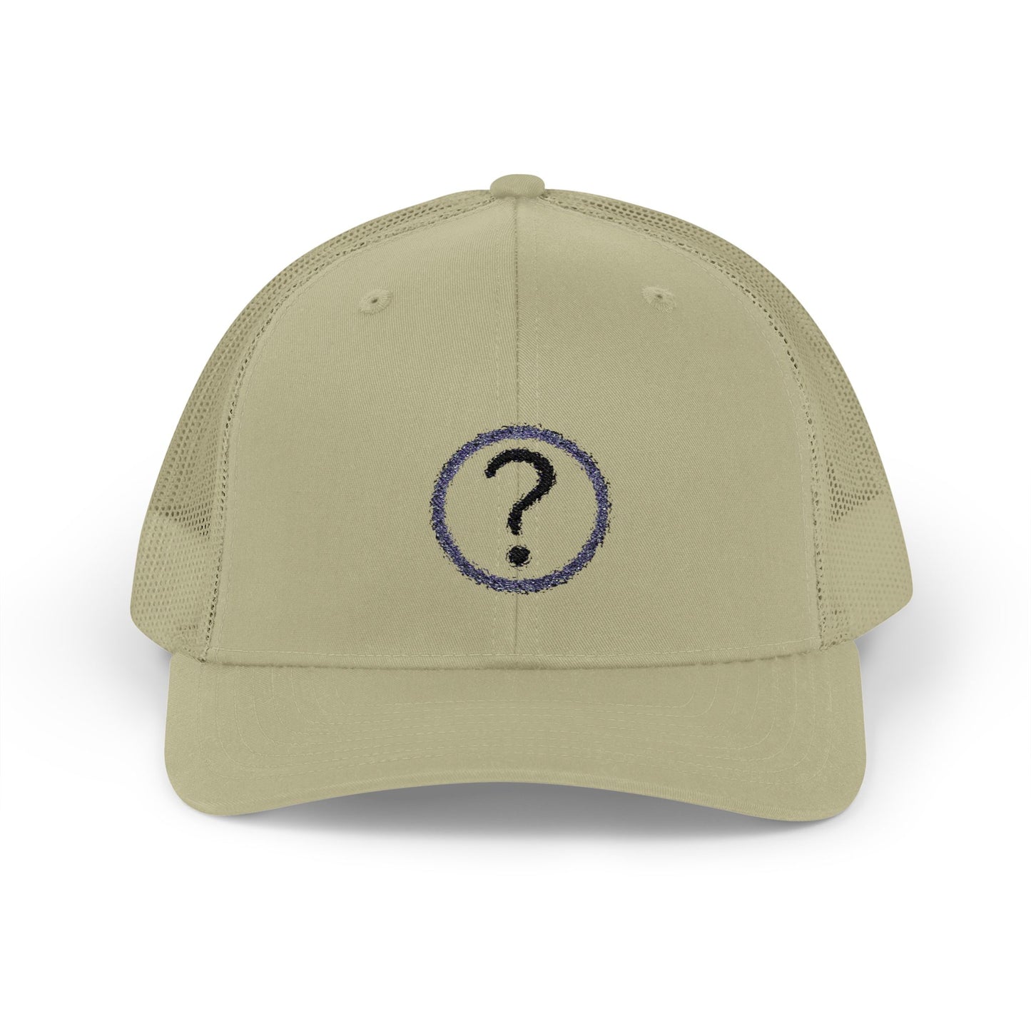 MAF - Question Mark with Blue Tent - Snapback Trucker Cap