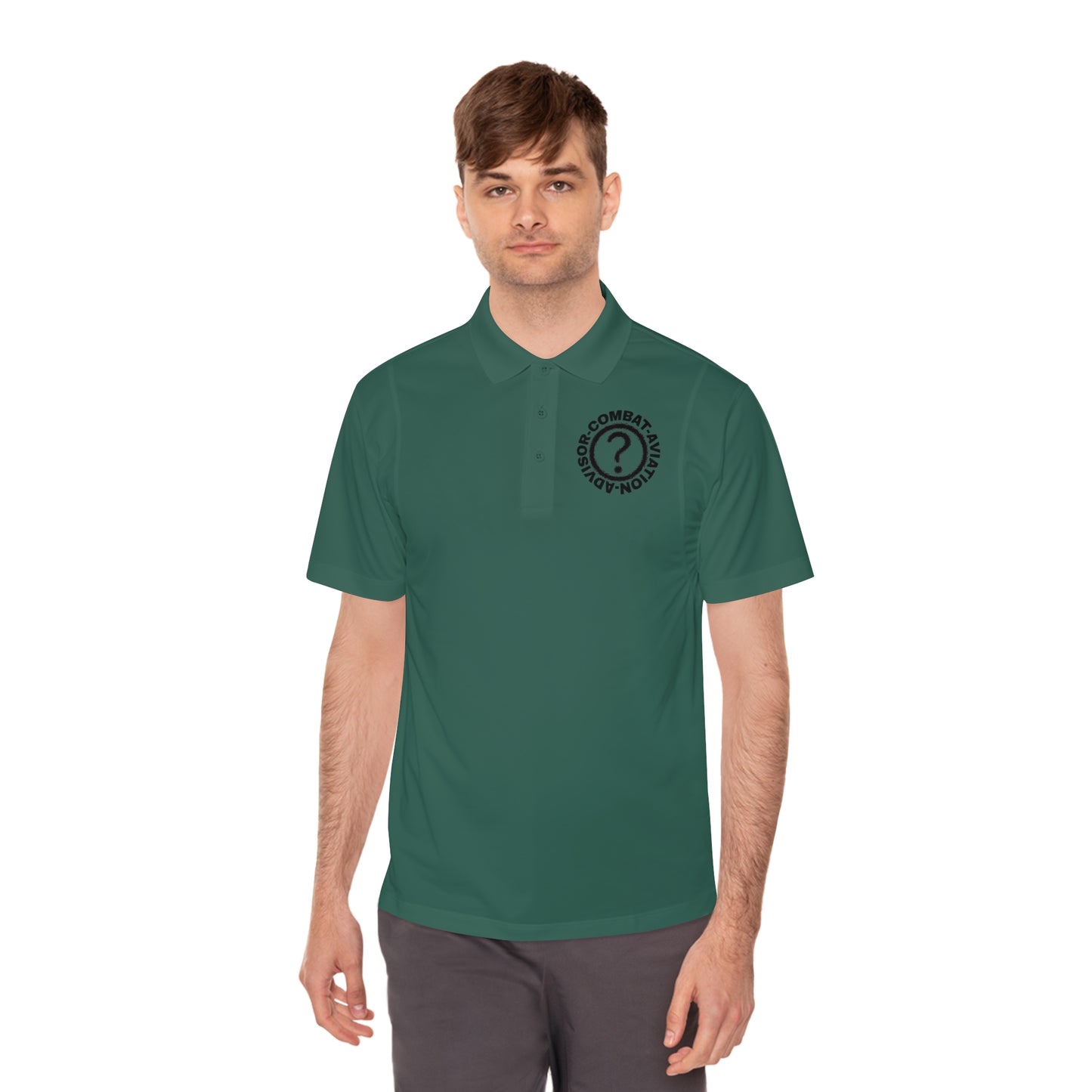 MAF - CAA Question Mark - Men's Sport Polo Shirt