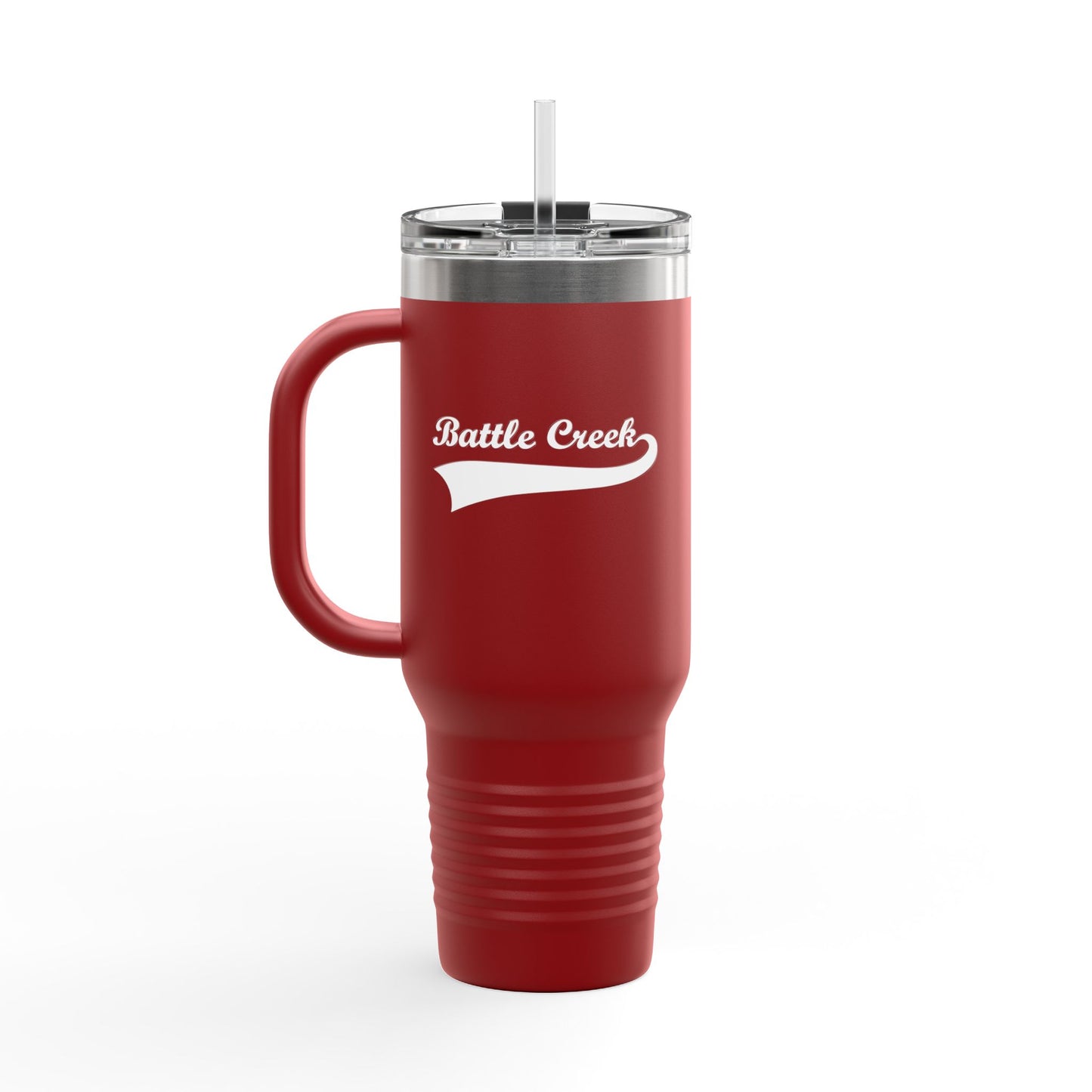 BC White Logo Insulated Travel Mug, 40oz