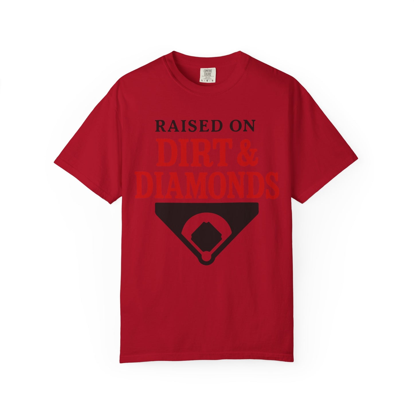 BC - Raised on Dirt & Diamonds - Unisex Garment-Dyed T-shirt