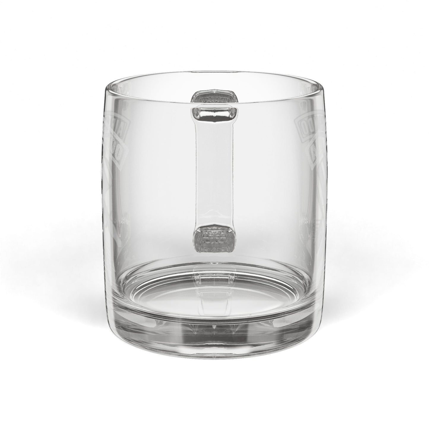 MAF - CAA - Glass Coffee Mug, 12.25oz (Engraving)