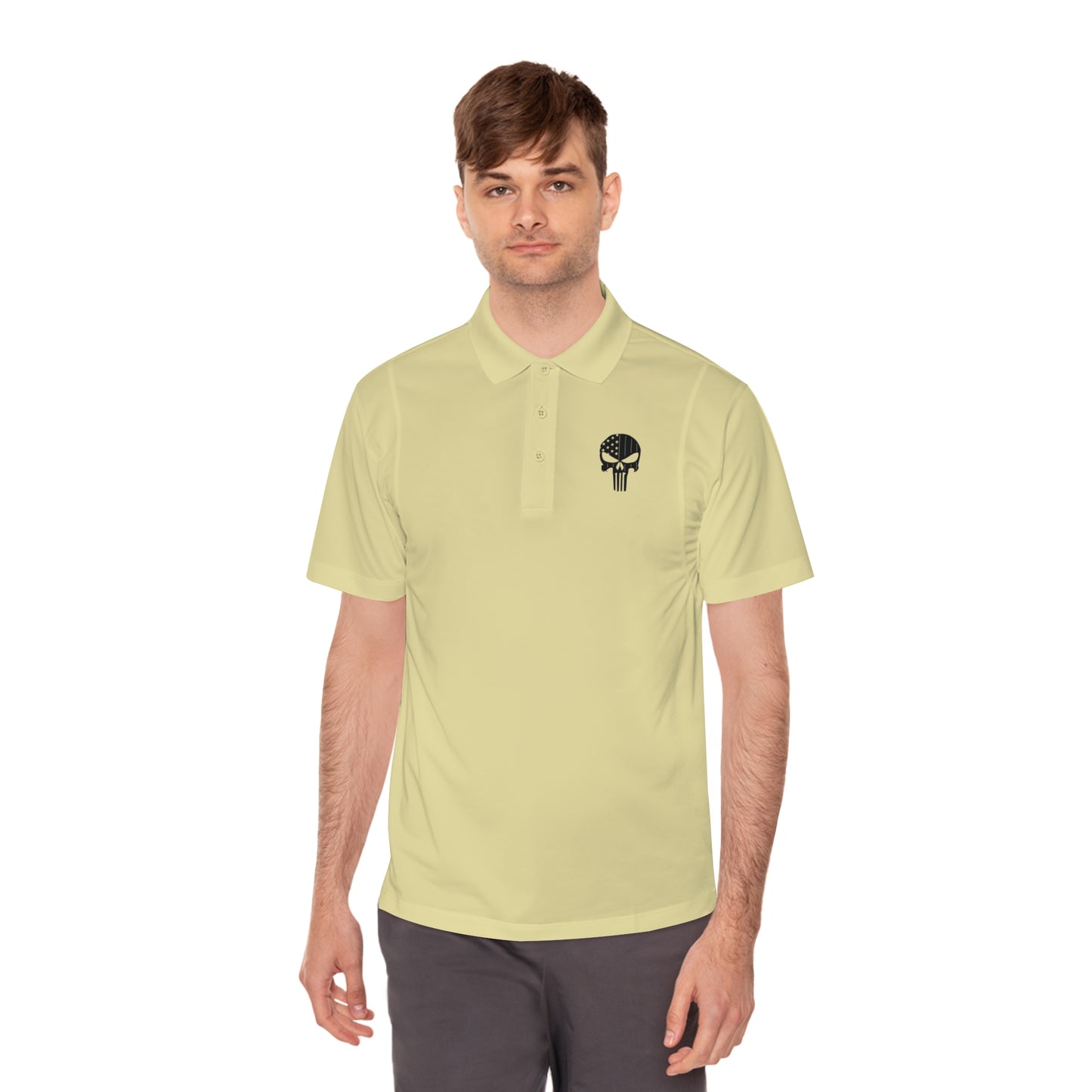 MAF - Skull - Men's Sport Polo Shirt